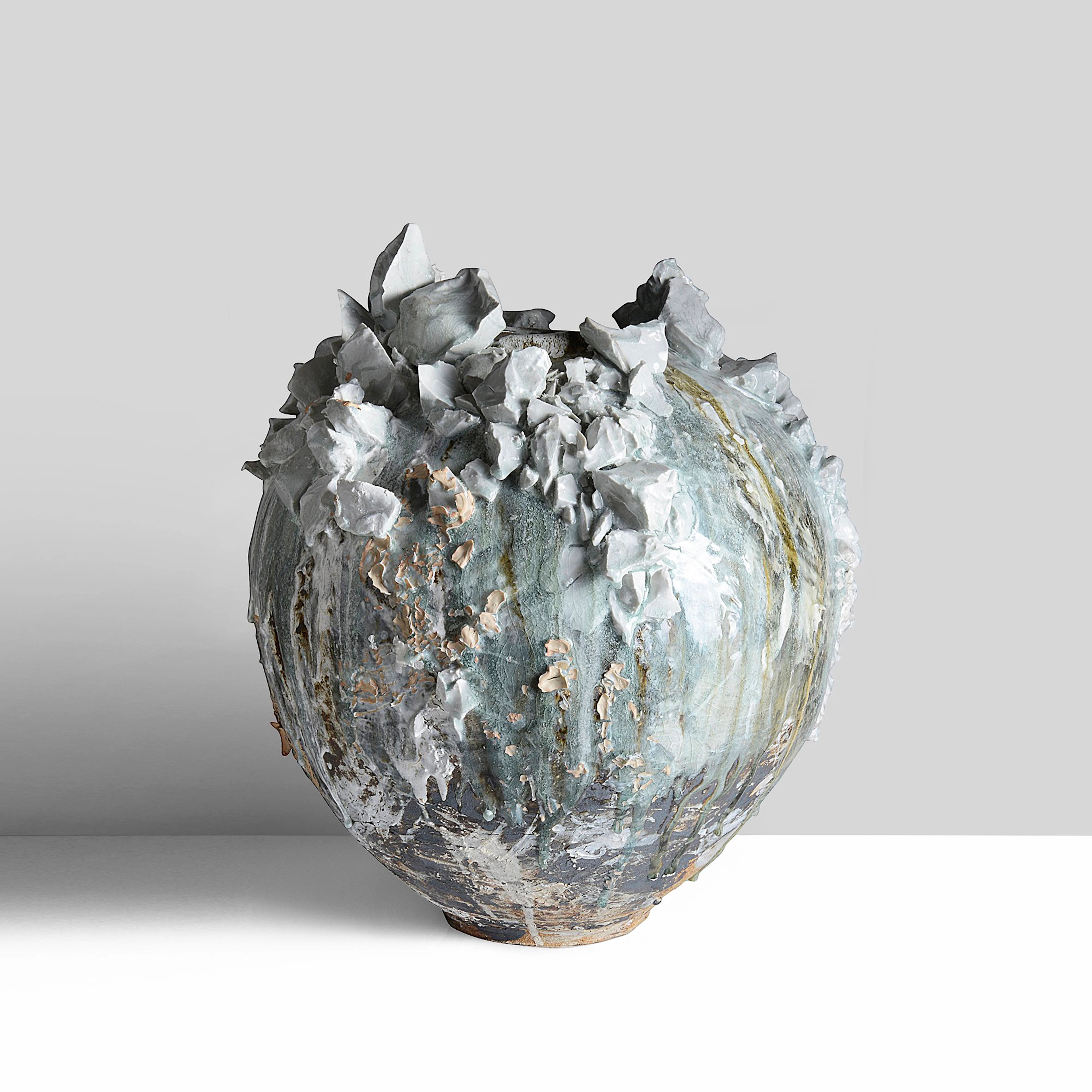 Akiko Hirai (Japanese, b.1970), Monumental Moon Jar, ‘Shi Tennoh III', 2021