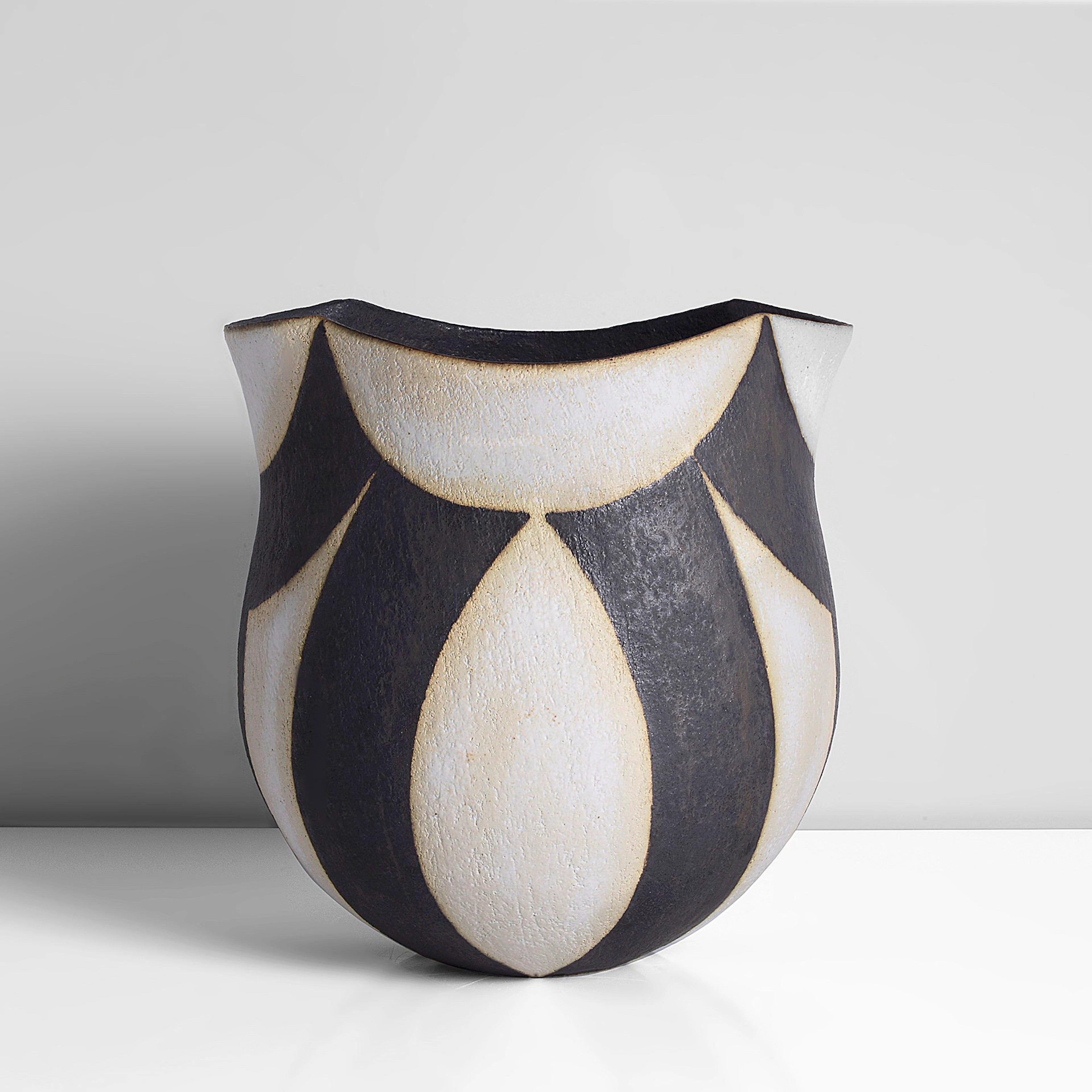 John Ward (British, 1938-2023), Double Lipped Pot, circa 1995