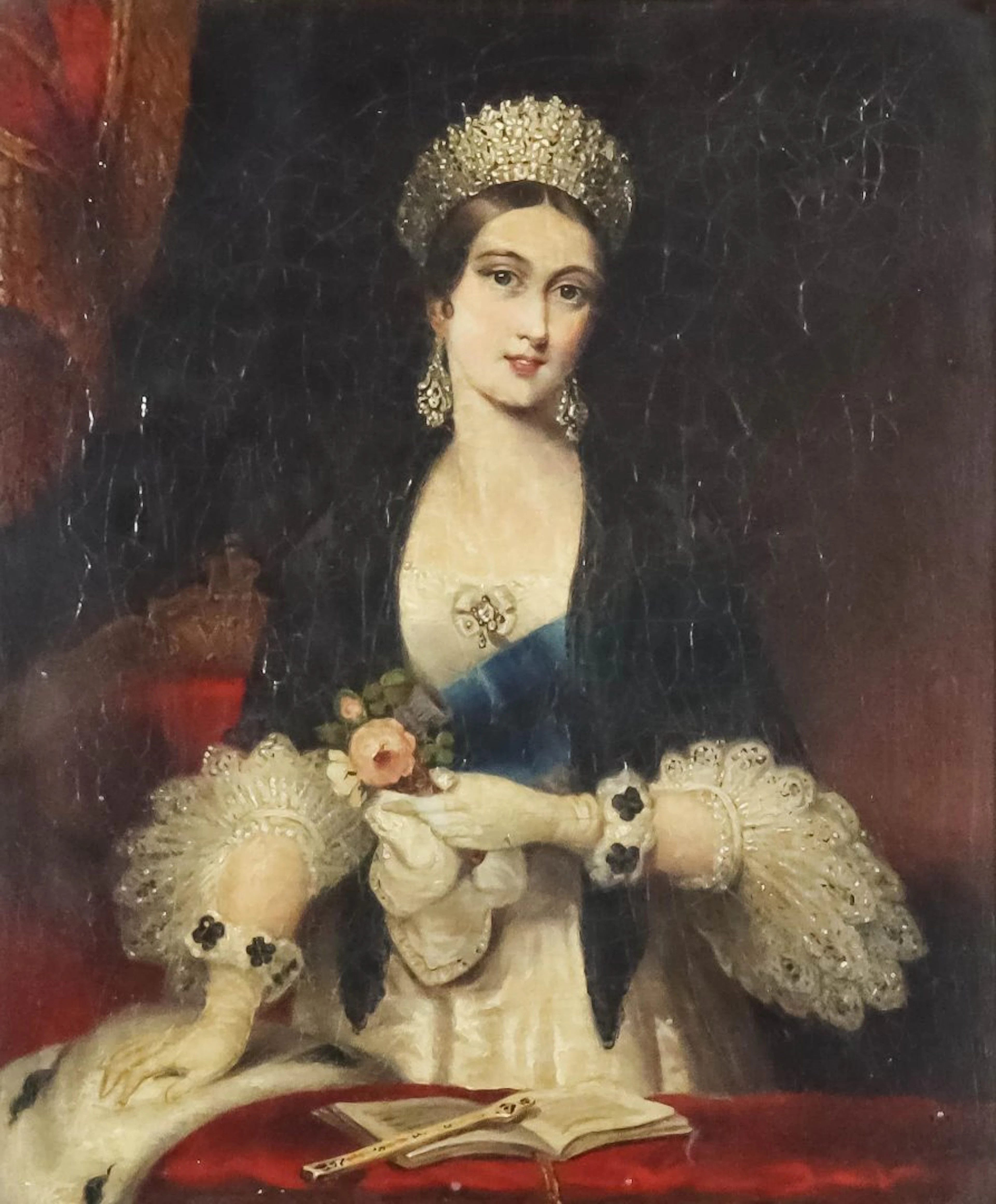 After Thomas Sully (1783-1872) - Oil painting - Half...