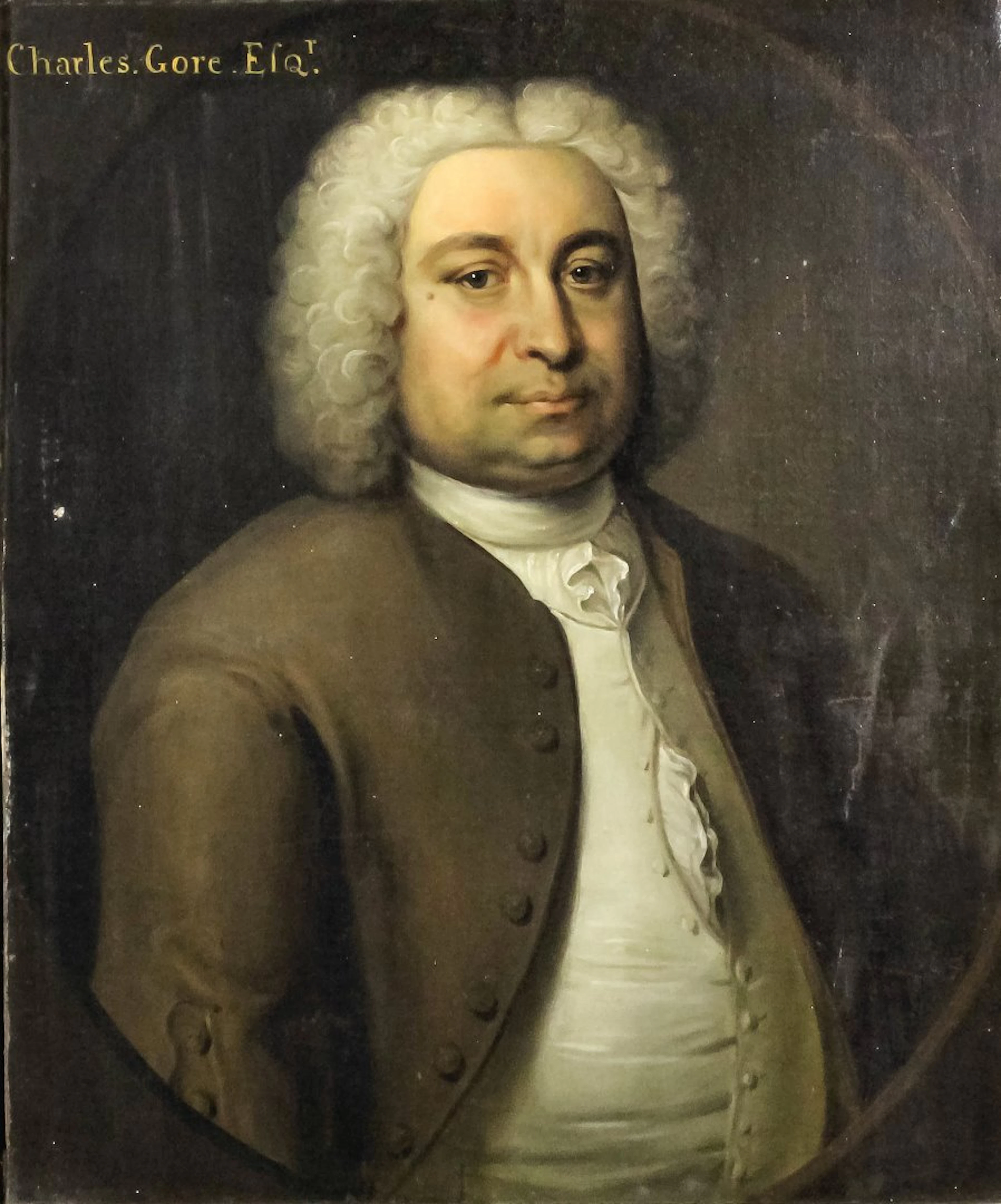 Philippe Mercier (1689-1760) - Oil painting - Portrait of Charles Gore