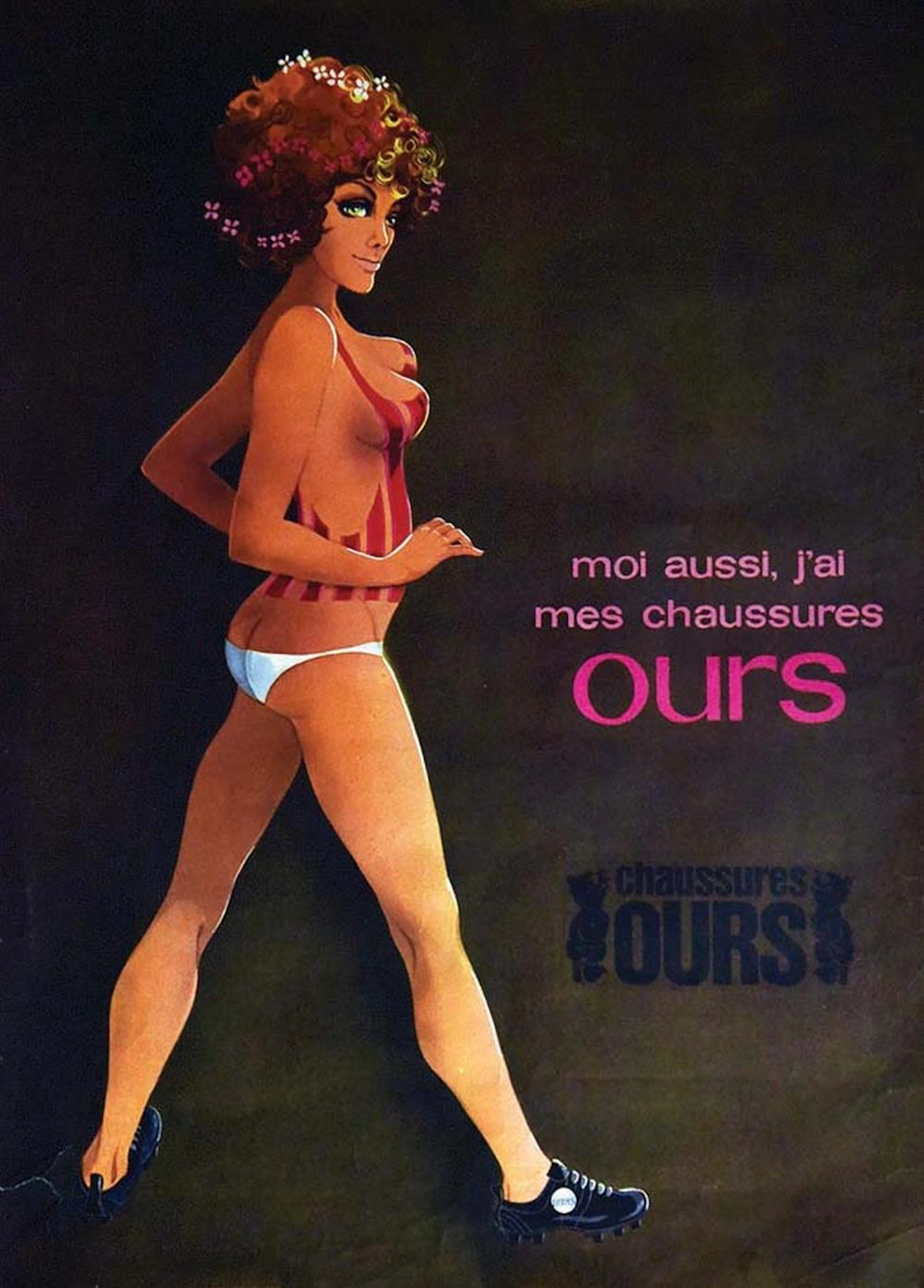 Chaussure Ours Moi aussi j'ai mes chaussures Ours vers 1970
