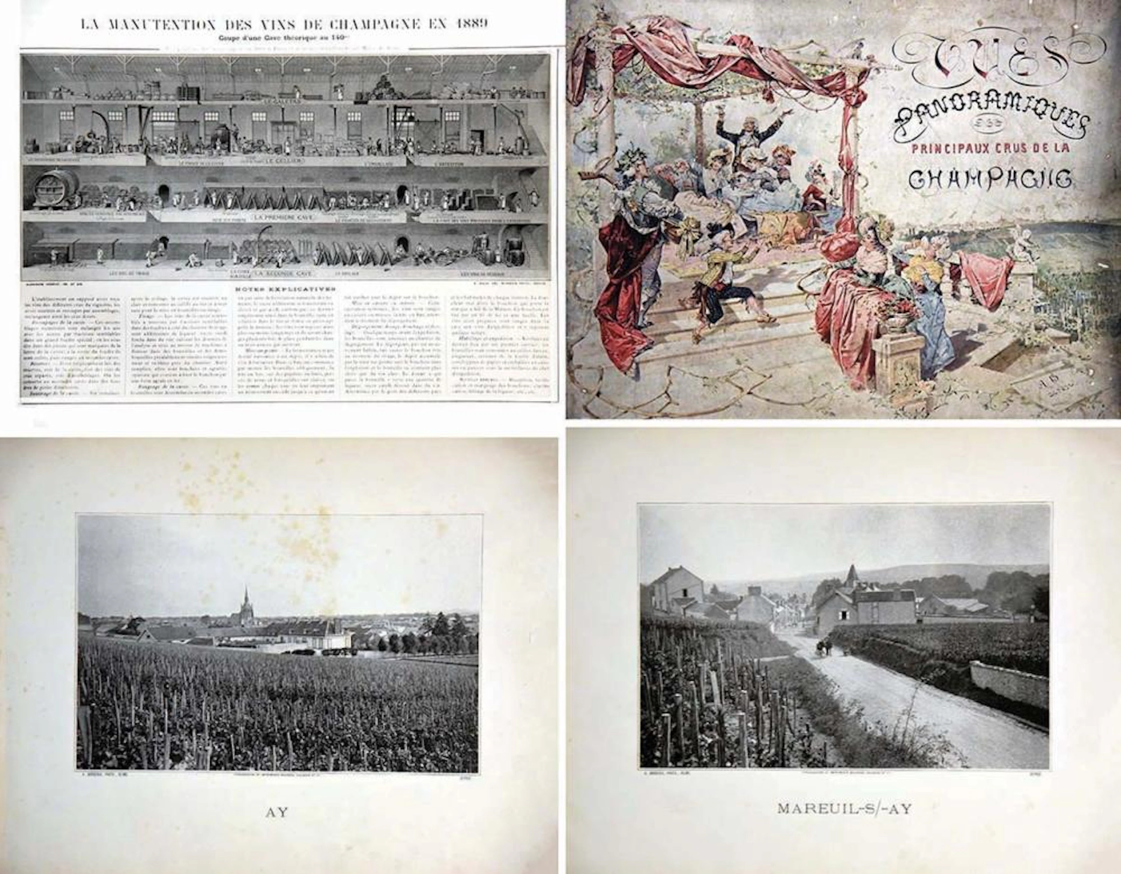 Mercier & Cie Vues Panoramiques des Principaux Crus de la...
