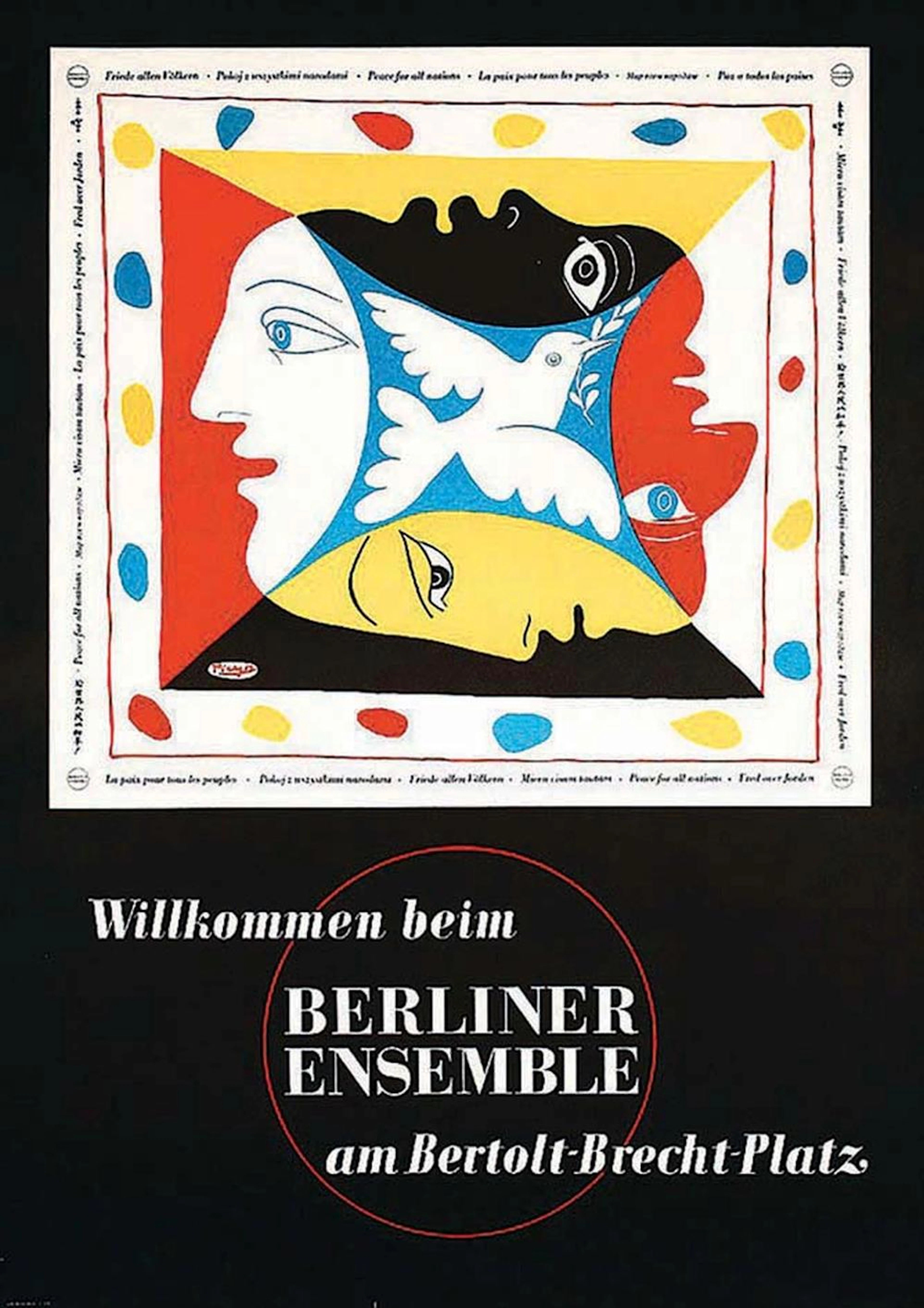 La Paix pour tous les peuples Berliner Ensemble vers 1950