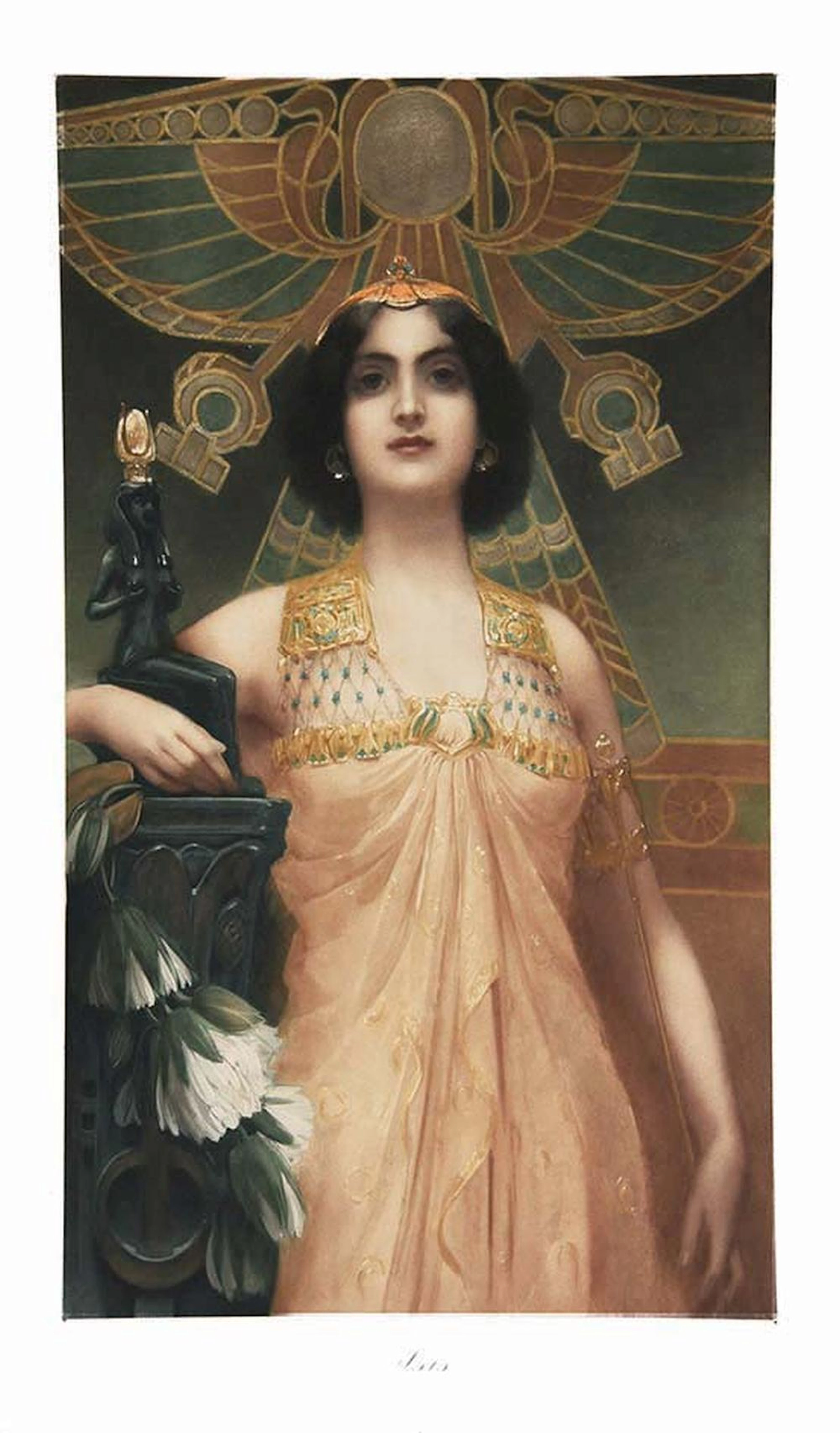 Isis (Rare estampe de la Sécession Viennoise / Rare print...