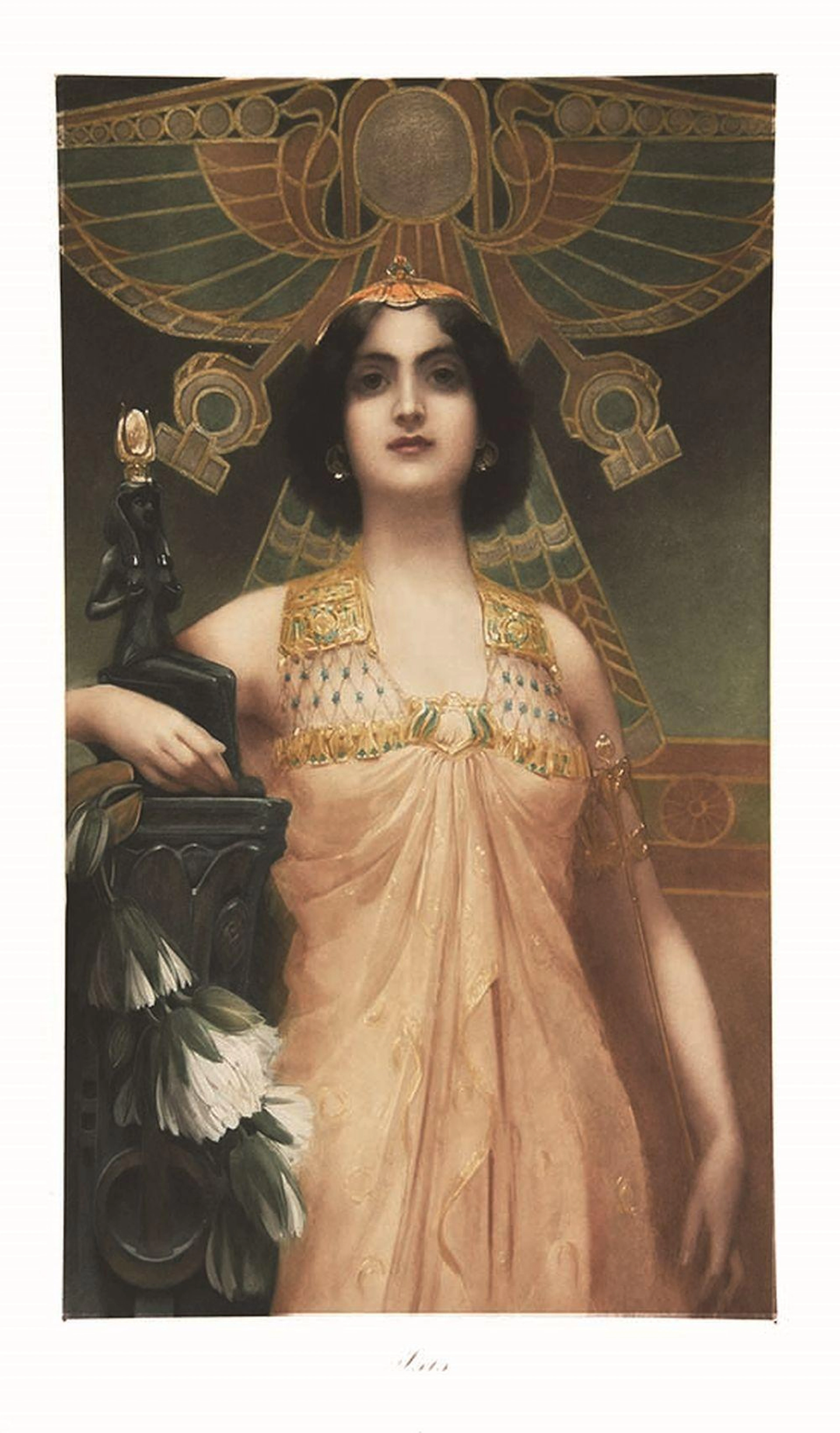 Isis (Rare estampe de la Sécession Viennoise / Rare print...
