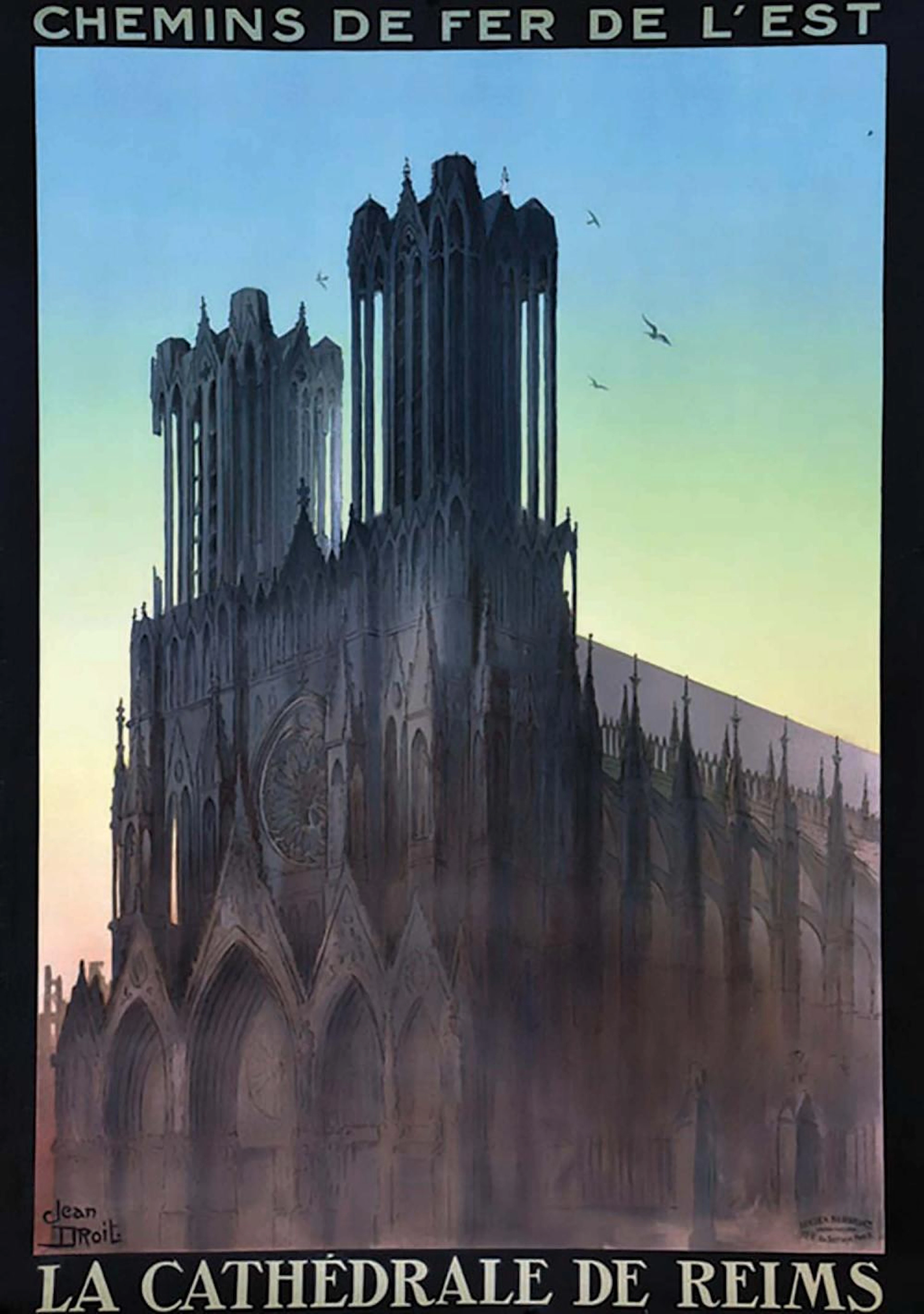 Reims - La Cathédrale Chemins de Fer de L'Est