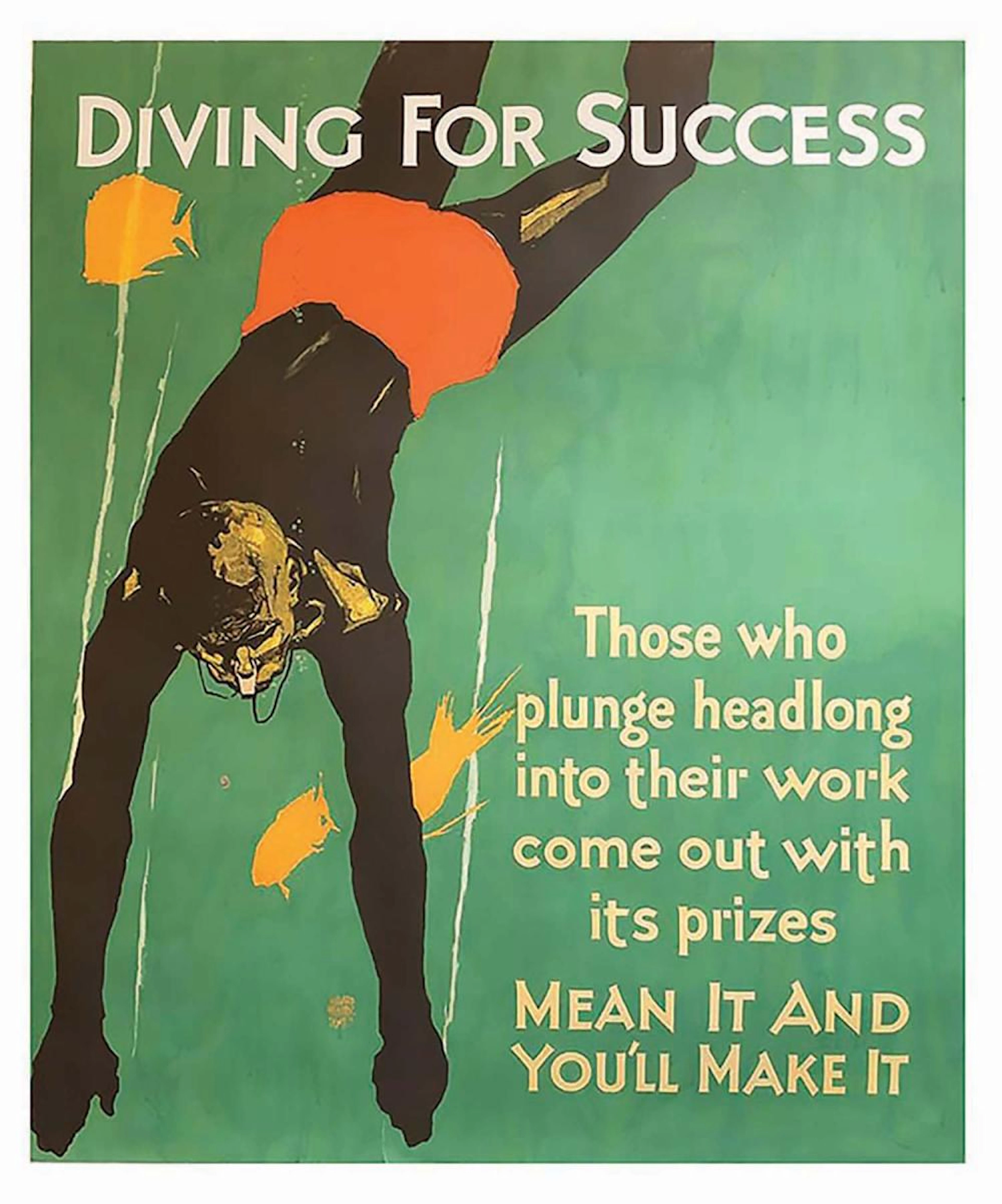 Diving For Succes Those Who Plunge Headlong Into Their...