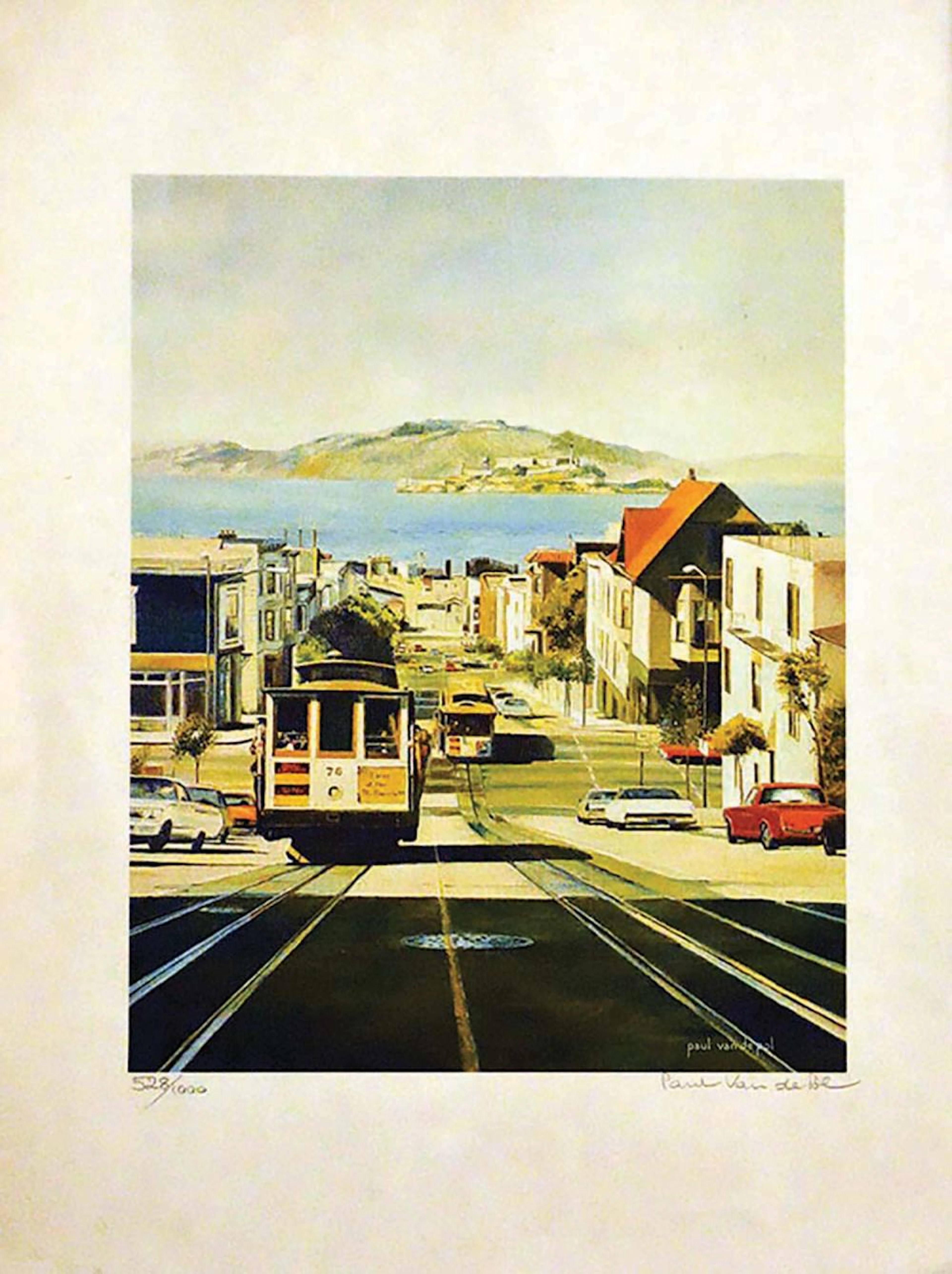San Franciso Affiche signée par Paul Van de Pol et numérotée 528 / 1000