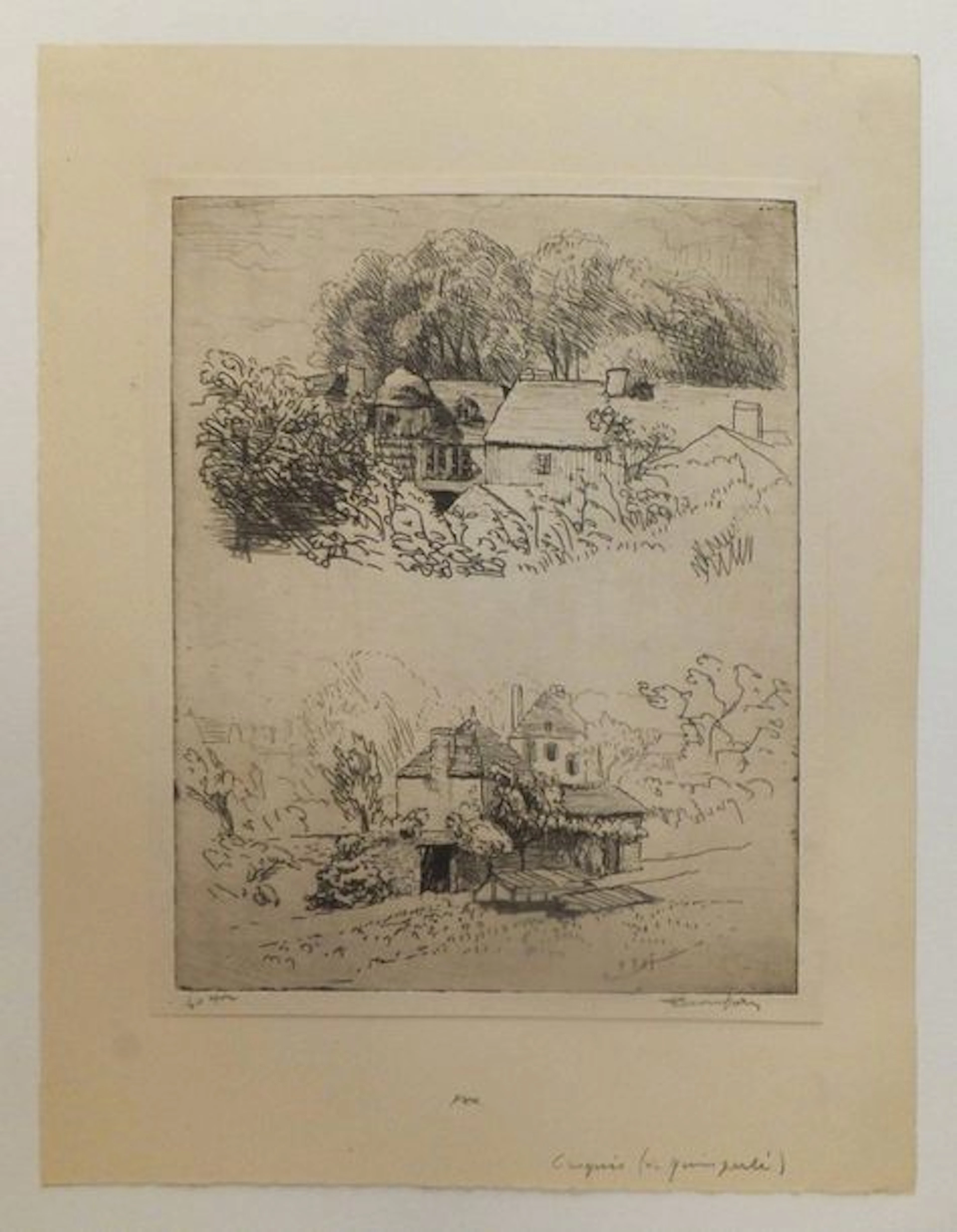 BEAUFRÈRE Adolphe (1876-1960). [Vues de Quimperlé ?].... - Lot 48 - Eric Caudron
