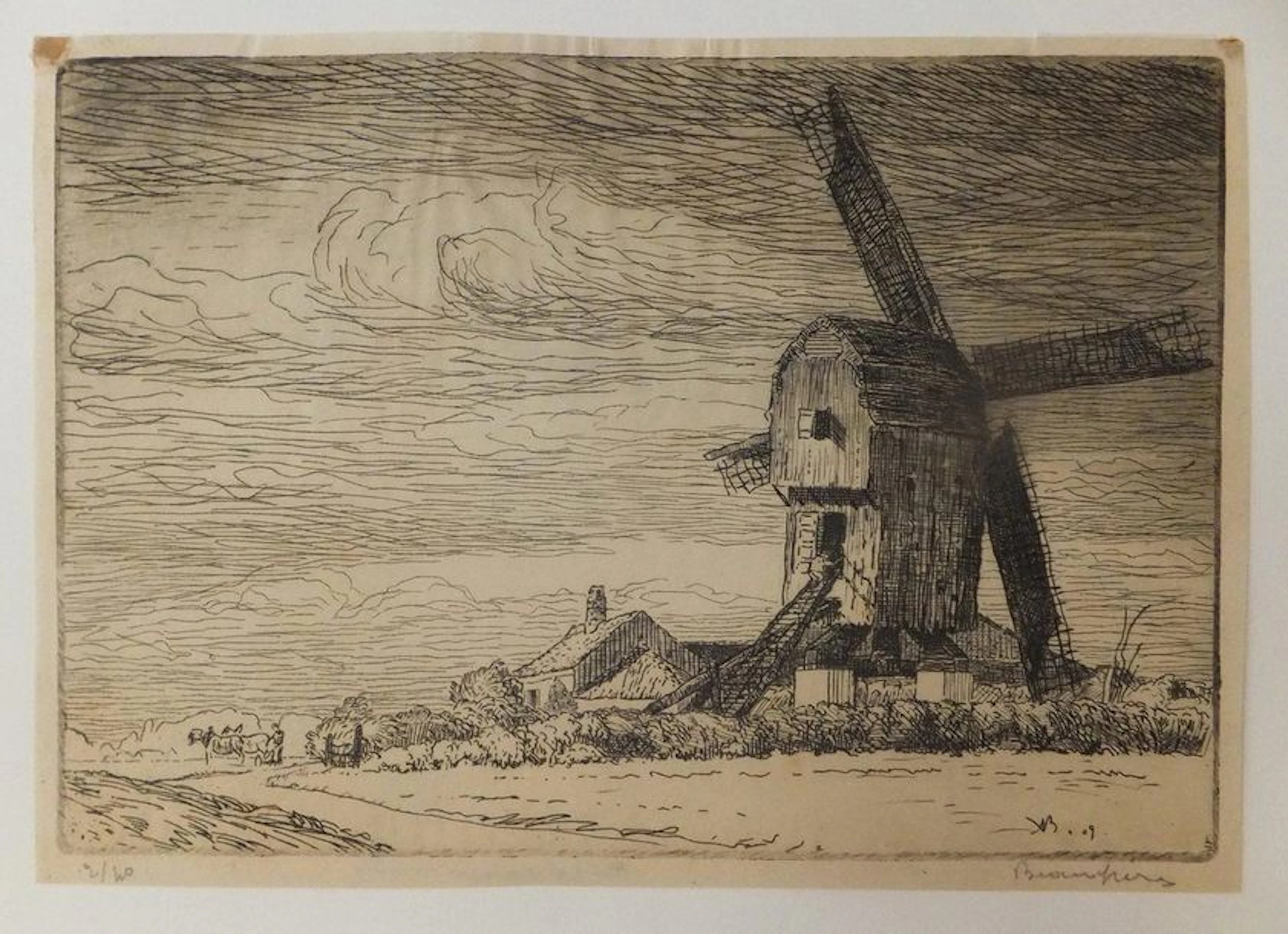 BEAUFRÈRE Adolphe (1876-1960). Moulin en... - Lot 50 - Eric Caudron