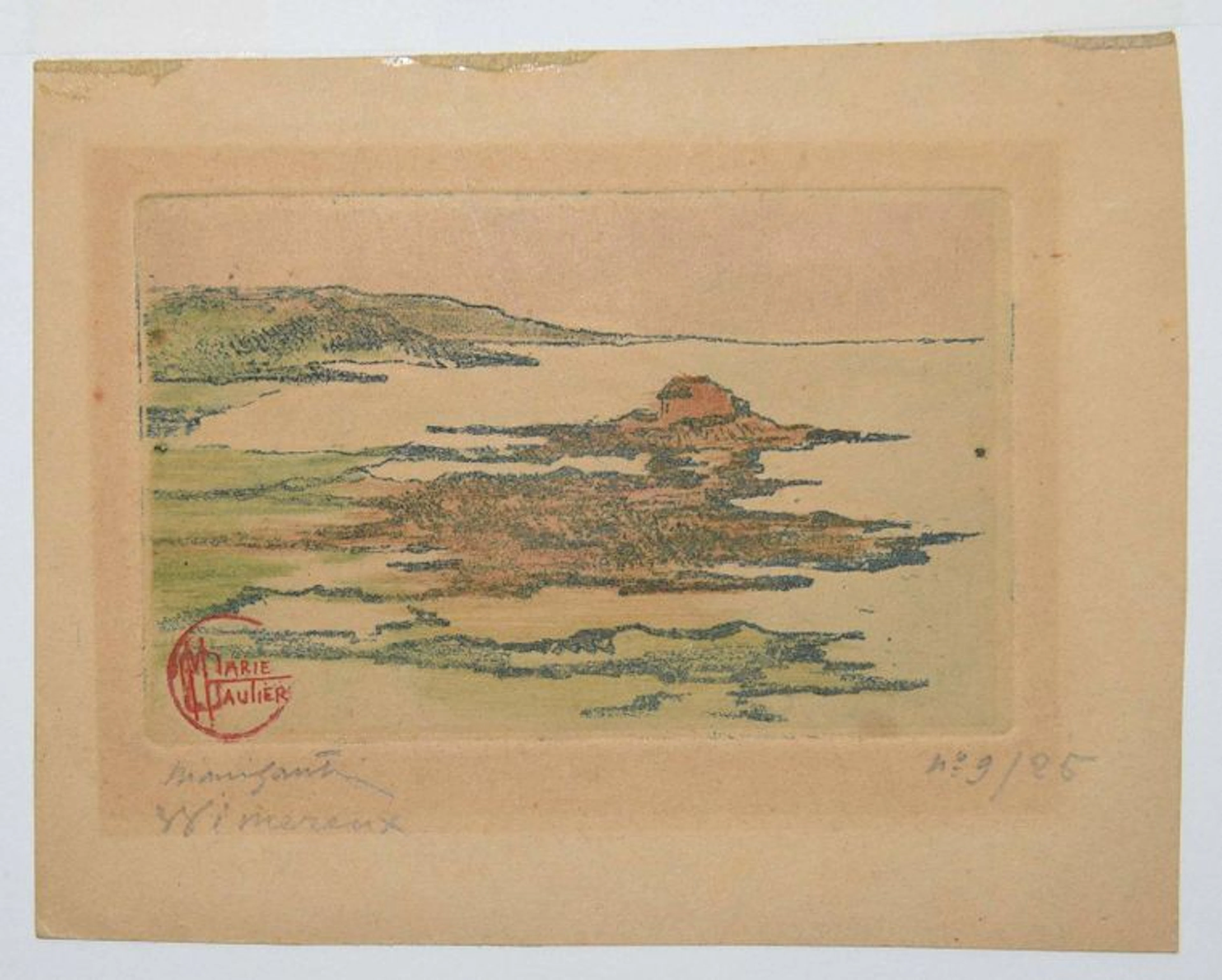 GAUTIER Marie (Vers 1870 † 19...). Wimereux... - Lot 120 - Eric Caudron