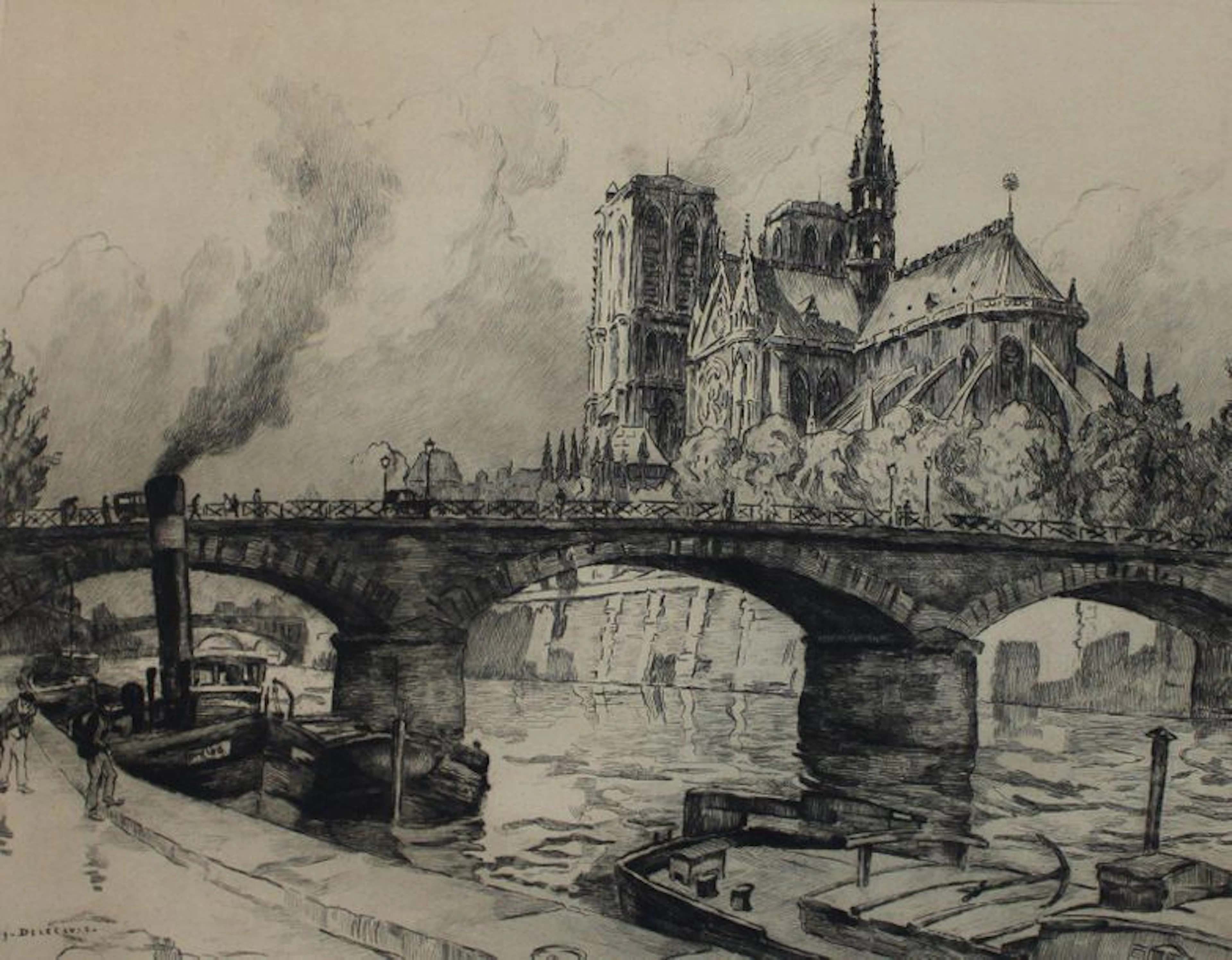 PARIS (75) - DIVERSES VUES DE PARIS DES XIXe... - Lot 129 - Eric Caudron