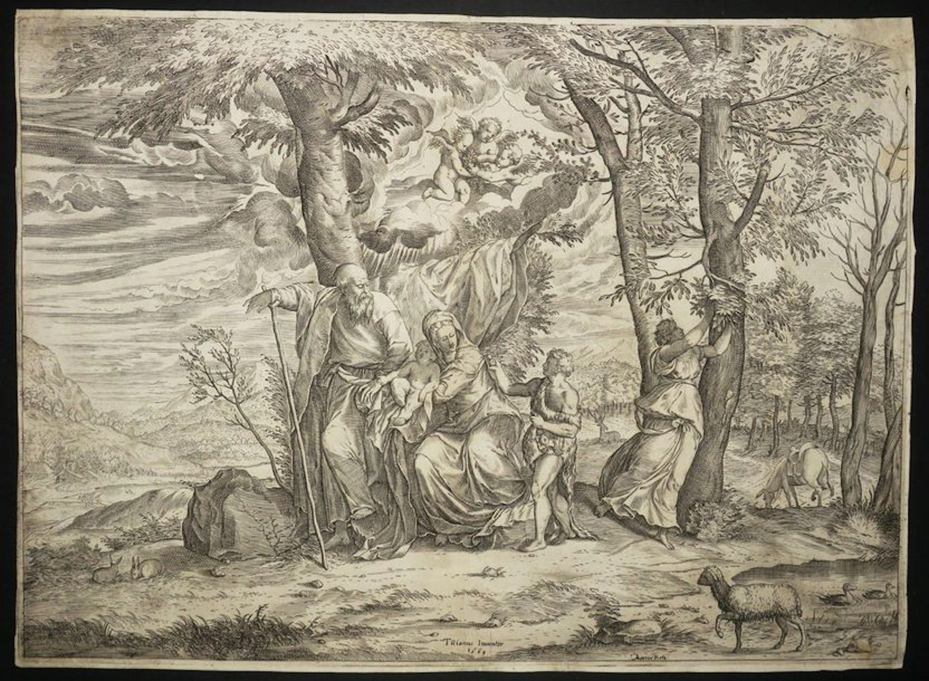 ROTA Martin (c.1520 † 1583) - "Le repos de... - Lot 258 - Eric Caudron