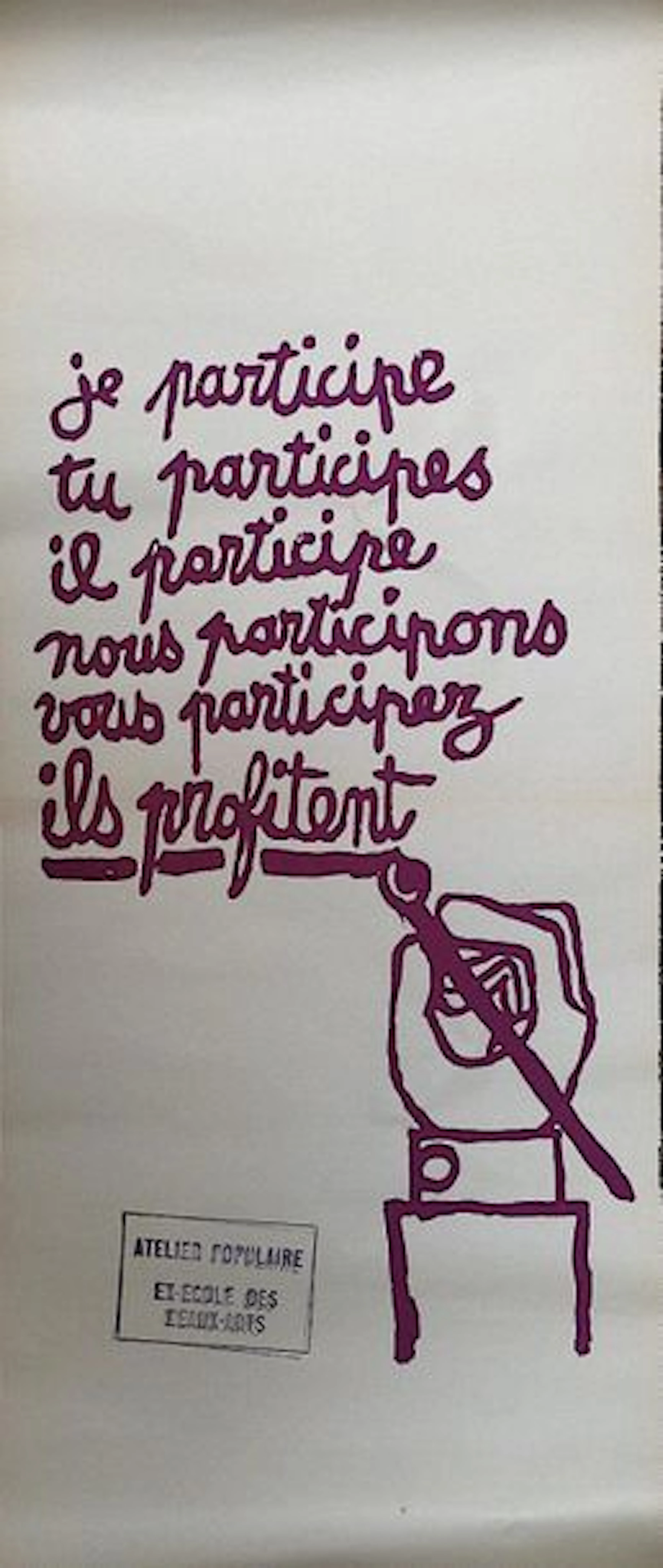 MAI 68 affiche - Affiche originale imprimée... - Lot 179 - Eric Caudron