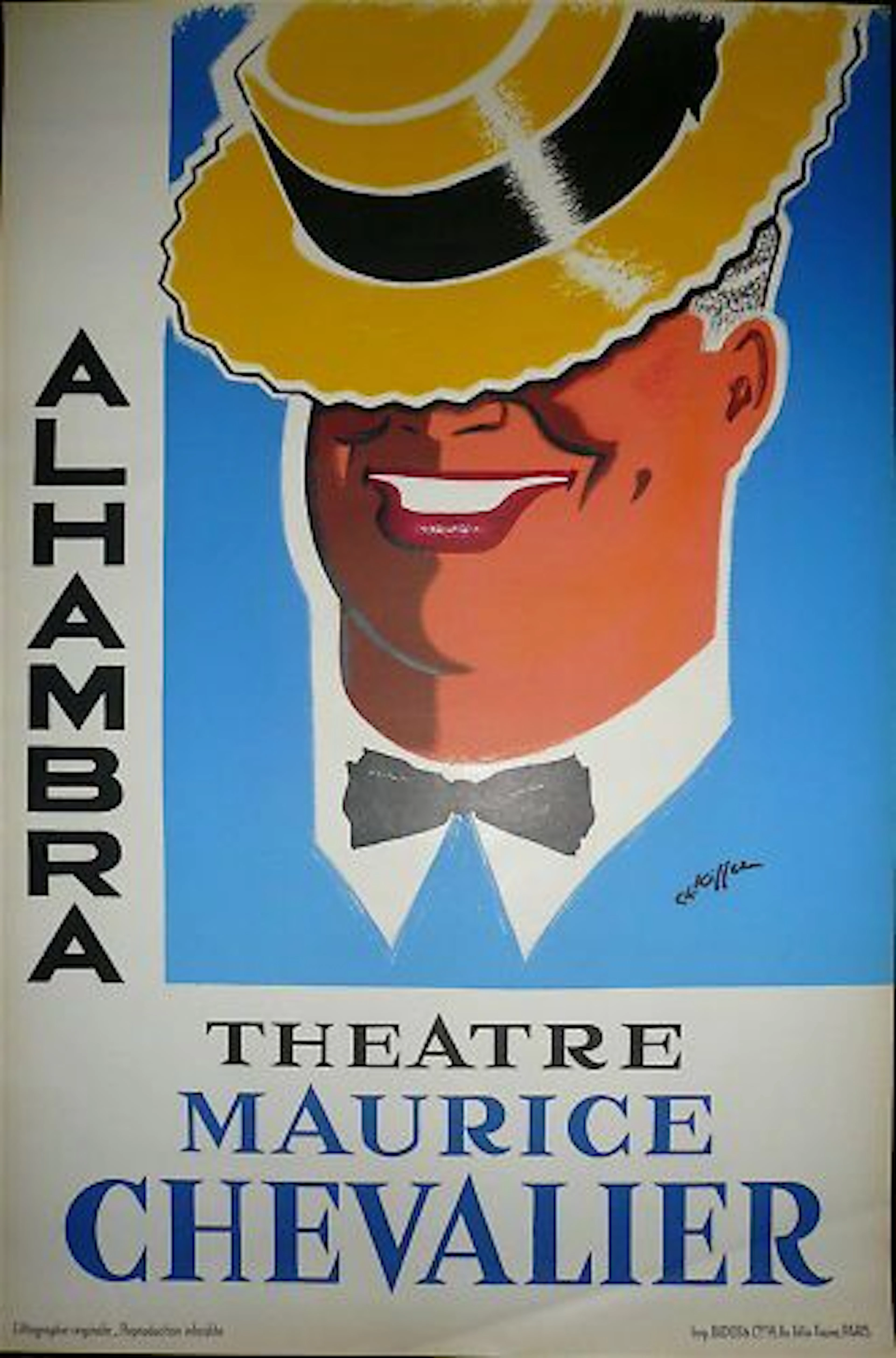 KIFFER Charles - "Maurice Chevalier à l’Alhambra".... - Lot 269 - Eric Caudron