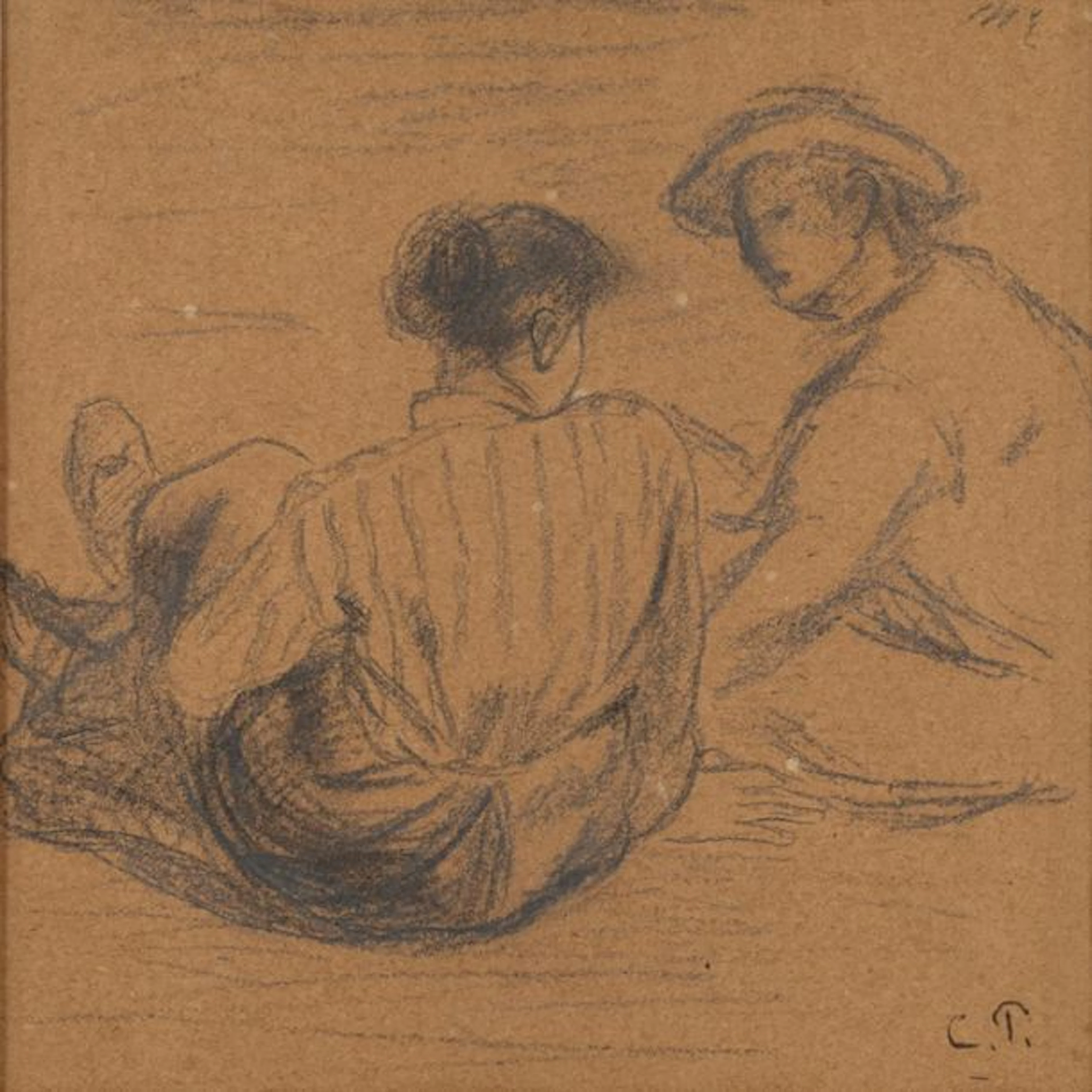 PISSARO Camille (1830-1903) : « Couple de... - Lot 137 - Eric Caudron