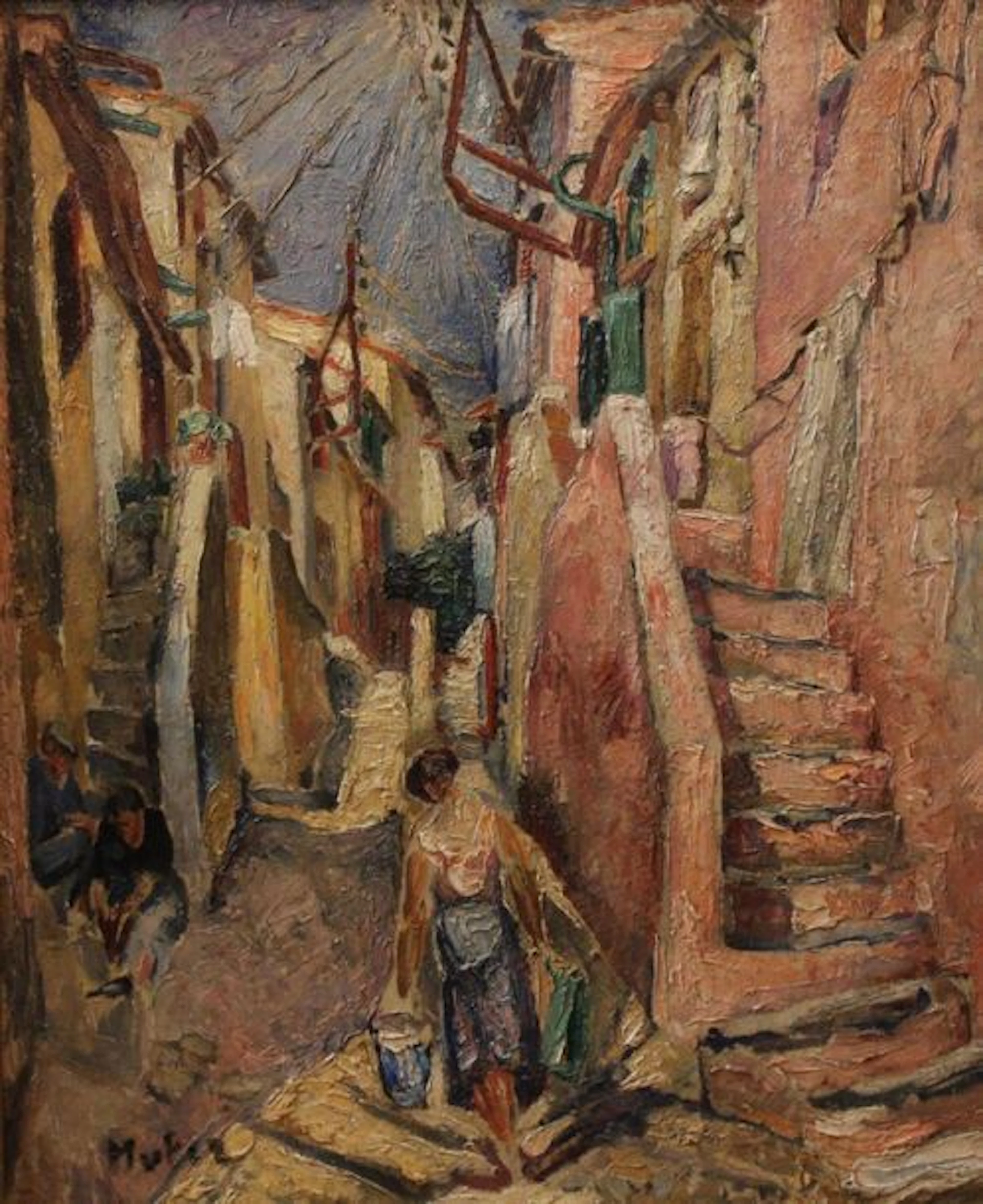 MUTER Maria Mela (1876-1967) : « Ruelle à... - Lot 161 - Eric Caudron