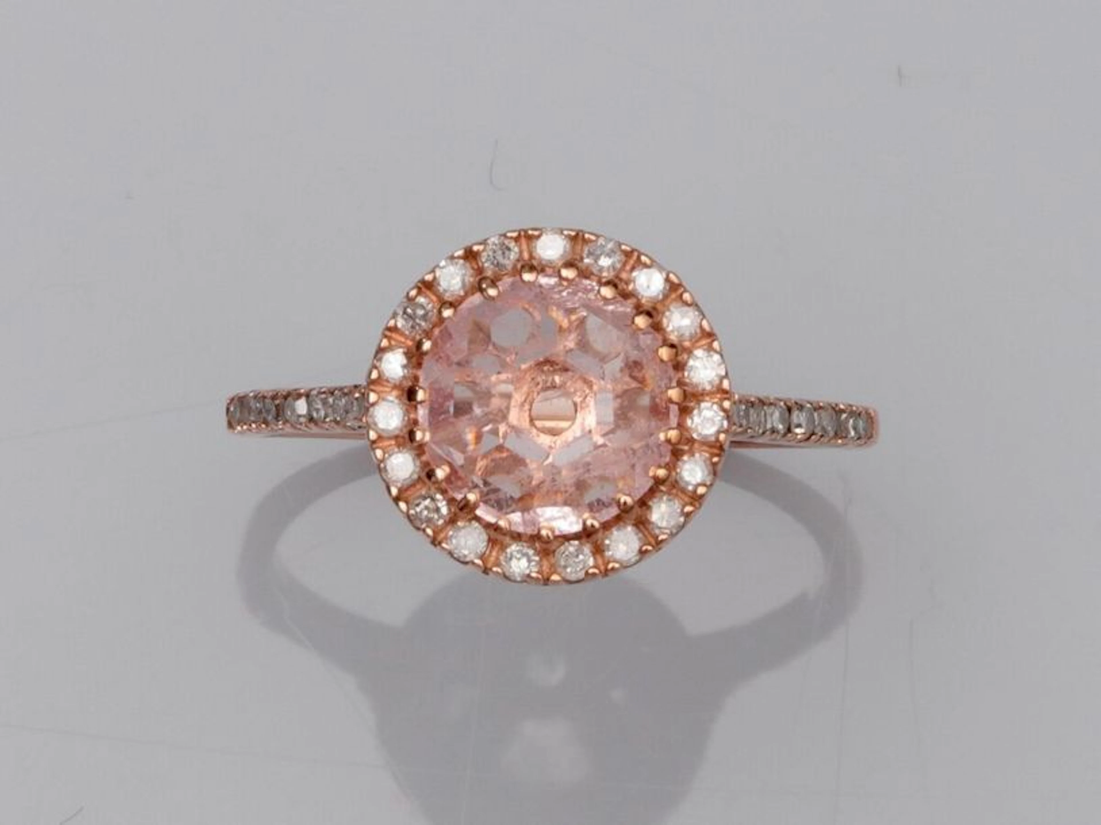 Bague en or rose 375°/00, sertie d'une petite... - Lot 41 - Eric Caudron