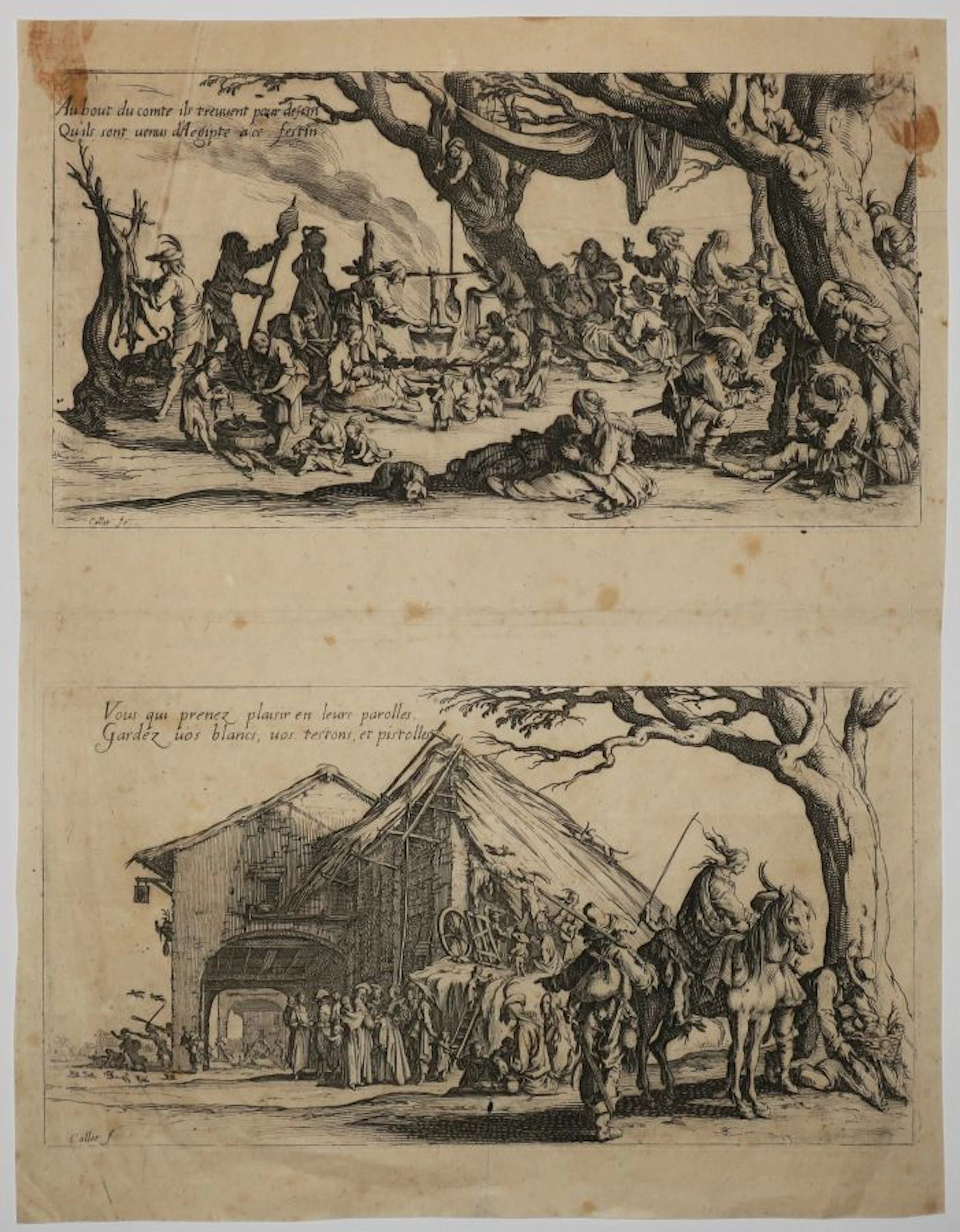 CALLOT Jacques (Nancy 1592 1635) - "Les Bohémiens".... - Lot 136 - Eric Caudron