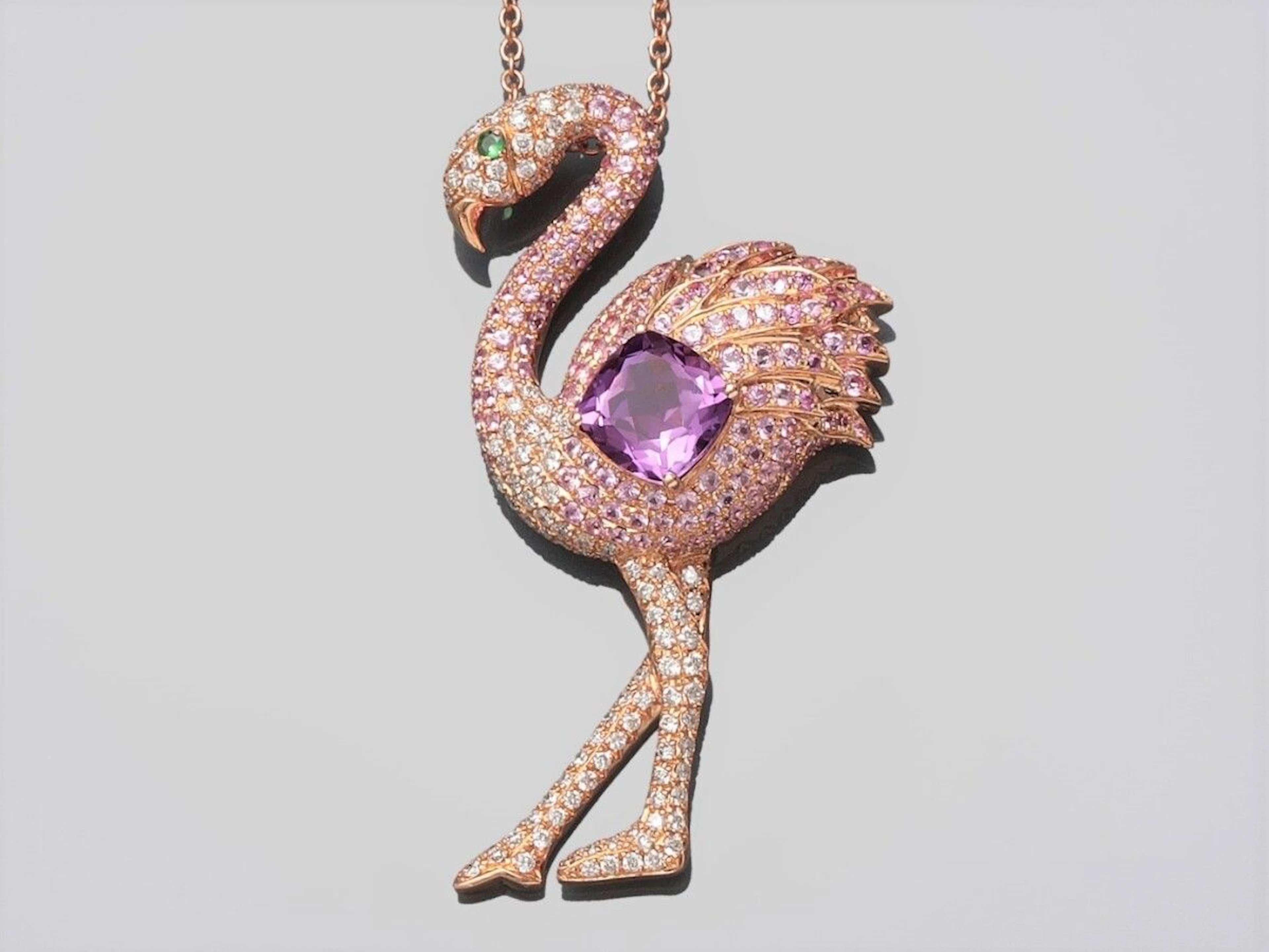 Collier en or rose 750°/°° (18K), formé d'une... - Lot 99 - Eric Caudron