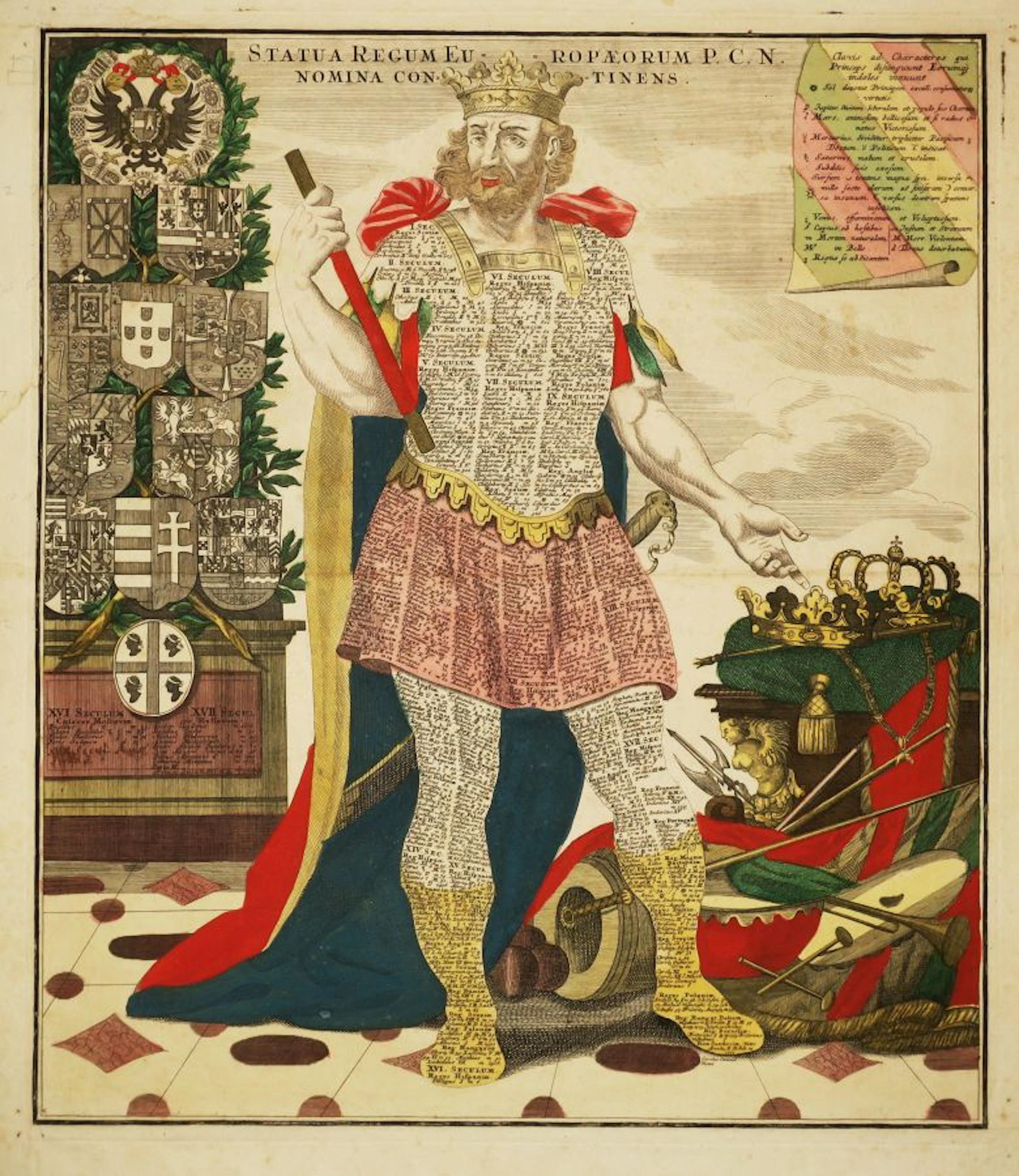 CARTE ALLEGORIQUE & CURIEUSE de l'Europe... - Lot 70 - Eric Caudron