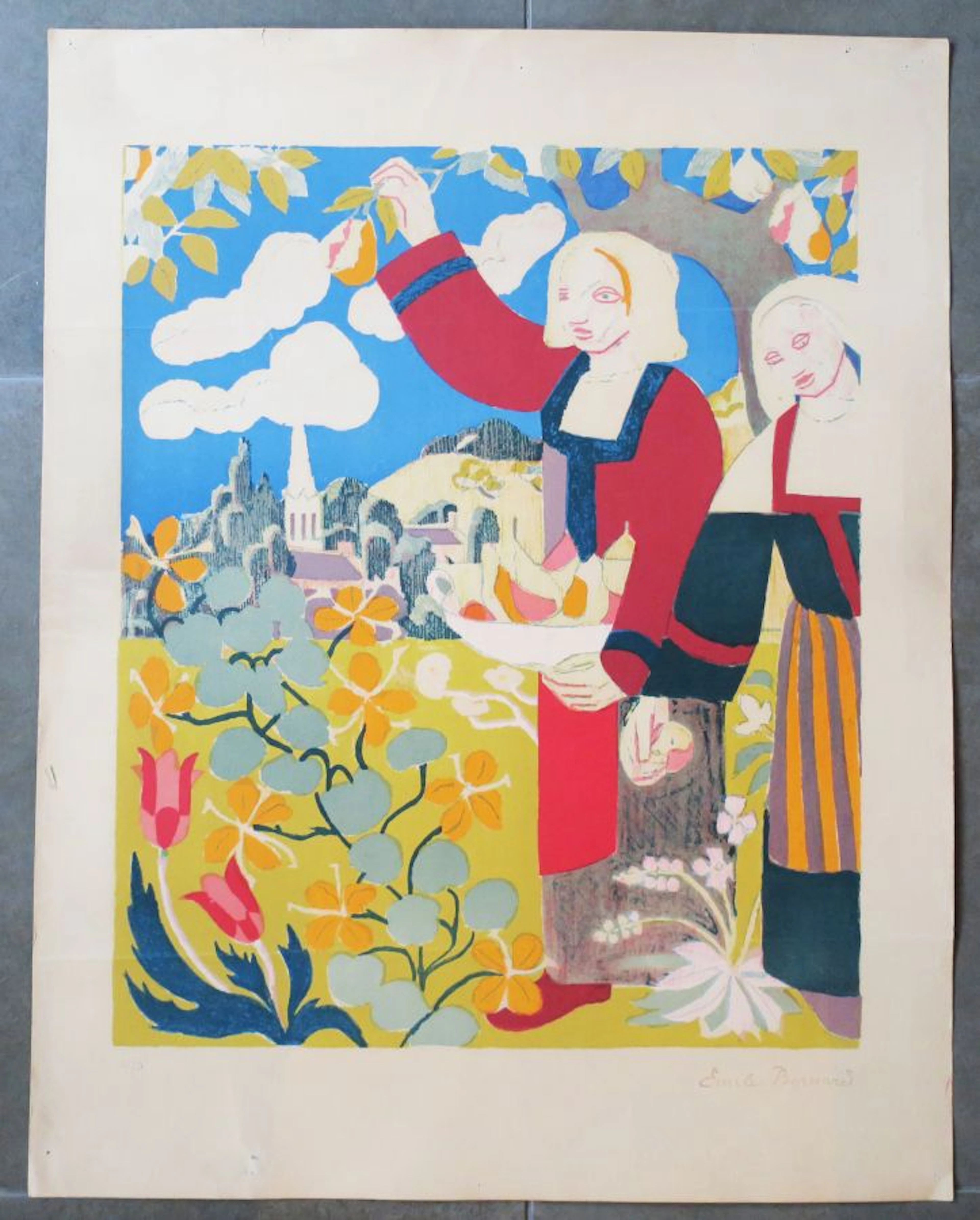 BERNARD Emile (Lille 1868 Paris 1941. Ecole... - Lot 128 - Eric Caudron
