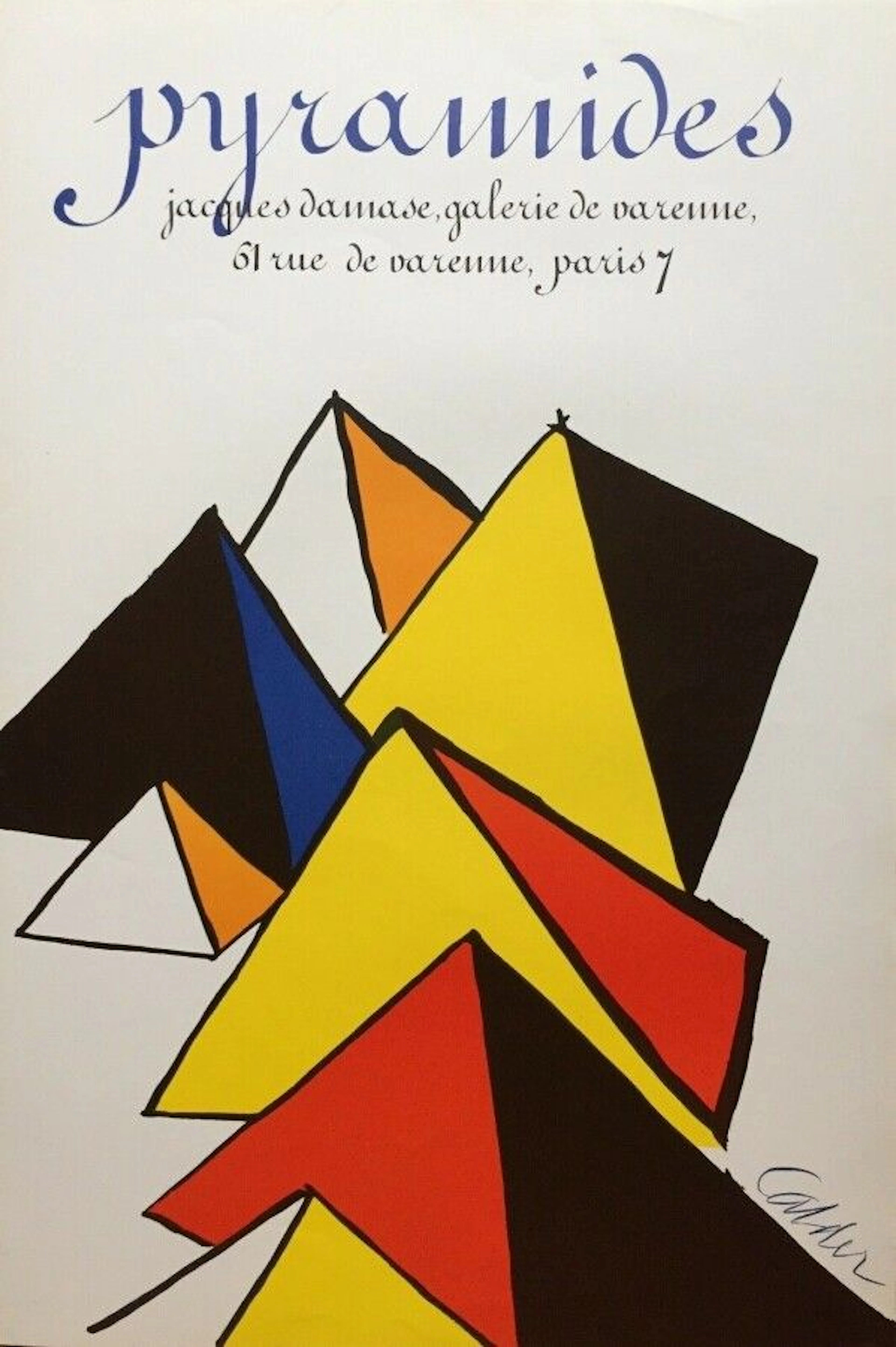 CALDER affiche Affiche offset réalisée pour... - Lot 67 - Eric Caudron
