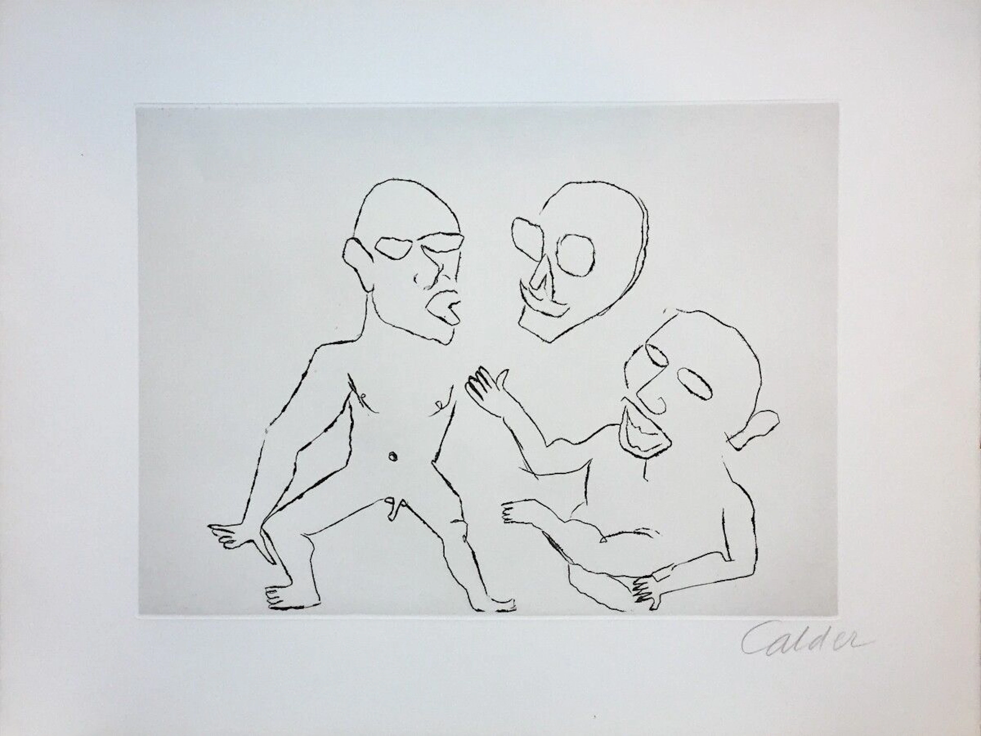 CALDER Alexander Gravure « Santa Claus »... - Lot 74 - Eric Caudron