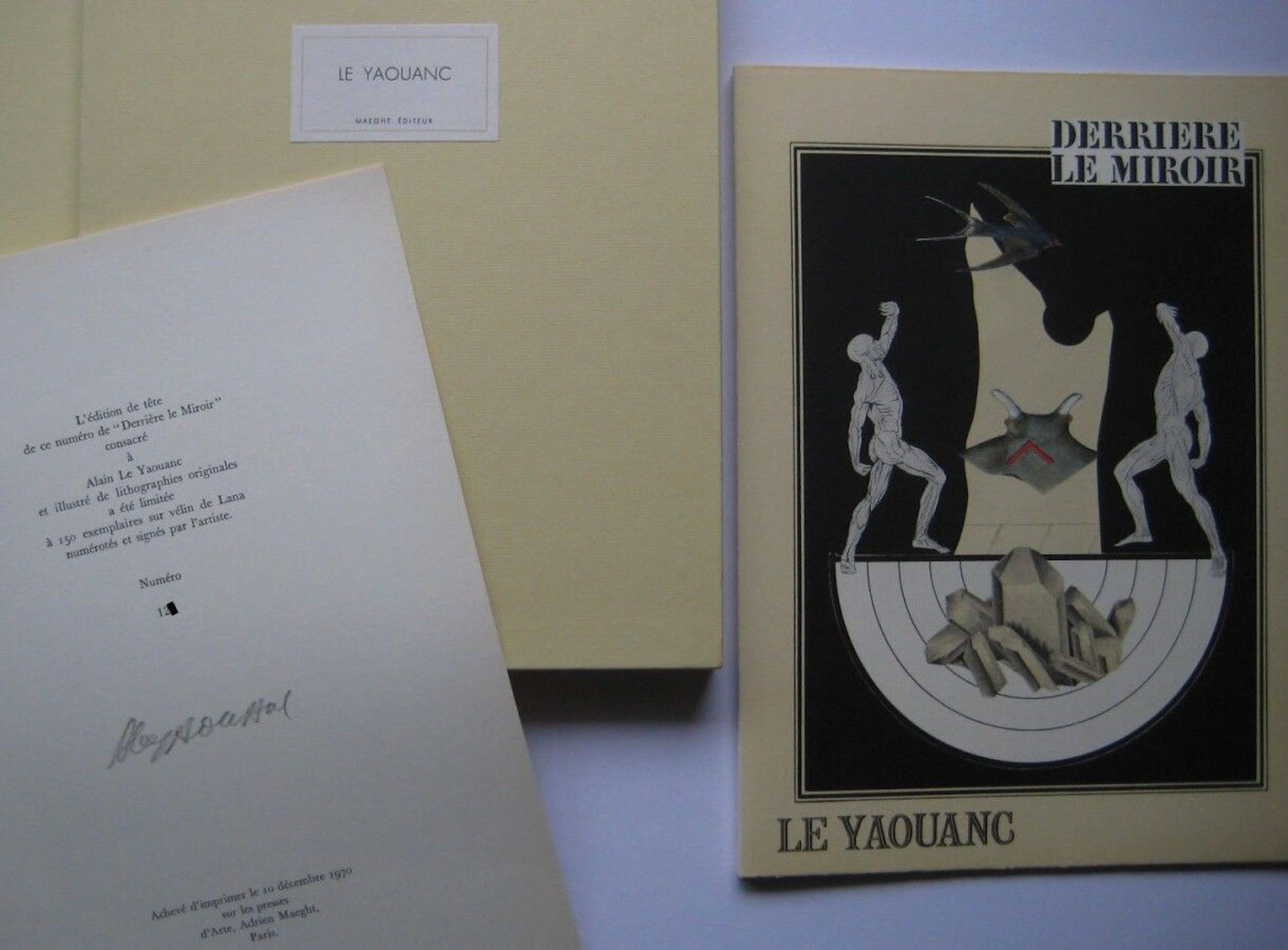 LE YAOUANC Alain « Derrière le Miroir » 1970... - Lot 268 - Eric Caudron