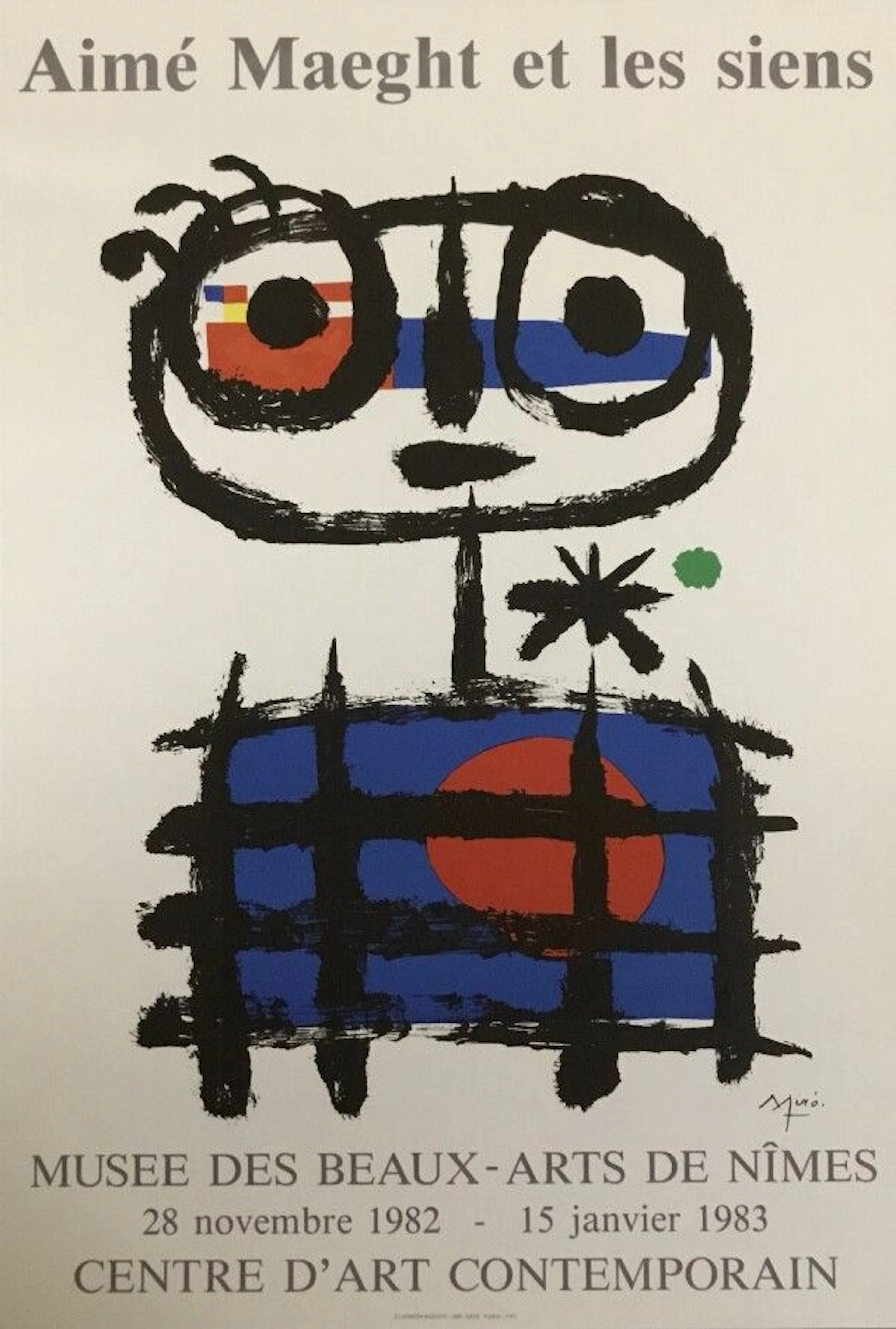 MIRO Joan Affiche en lithographie - Lot 315 - Eric Caudron