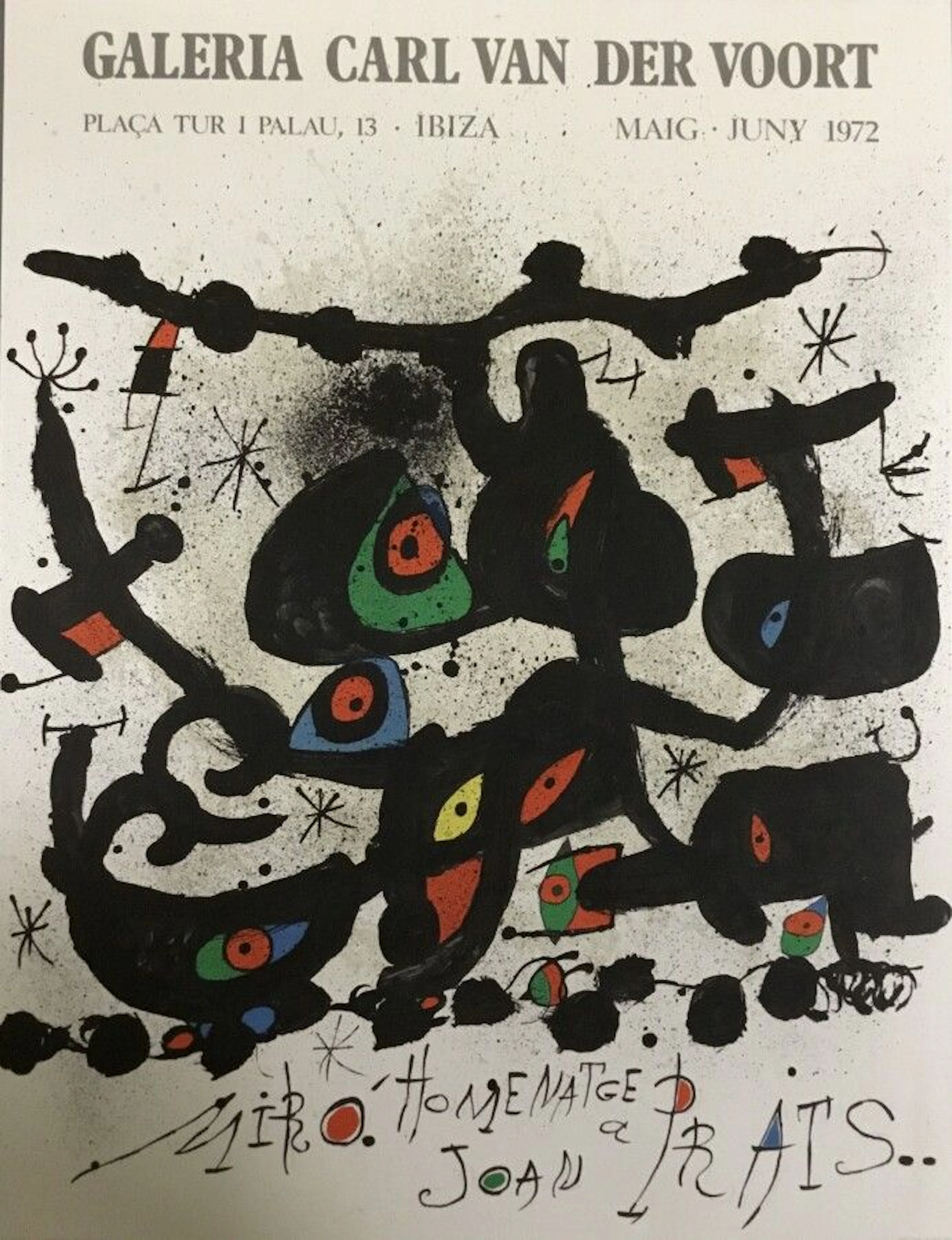 MIRO Joan Affiche en lithographie - Lot 316 - Eric Caudron