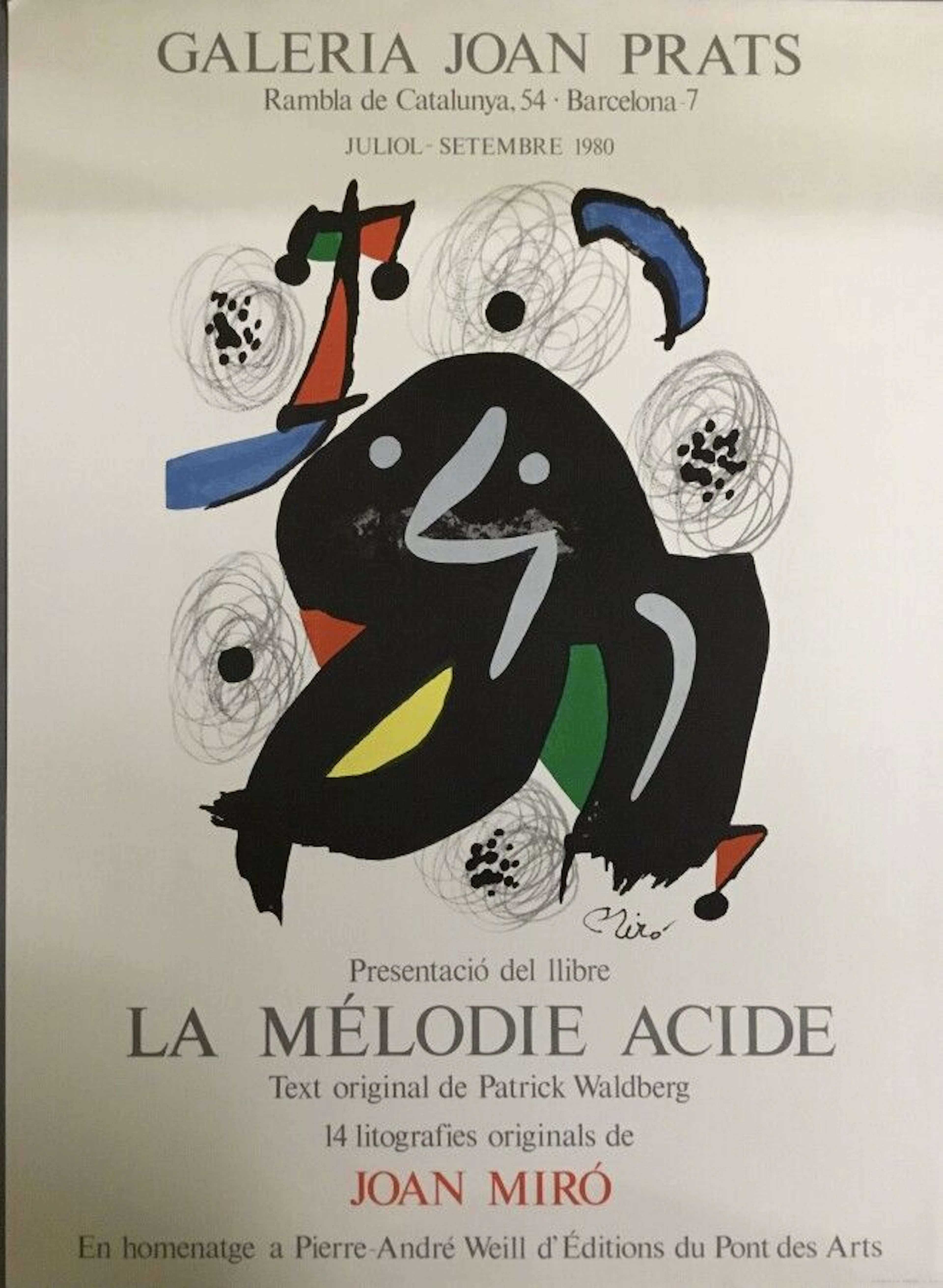 MIRO Joan Affiche en lithographie - Lot 317 - Eric Caudron
