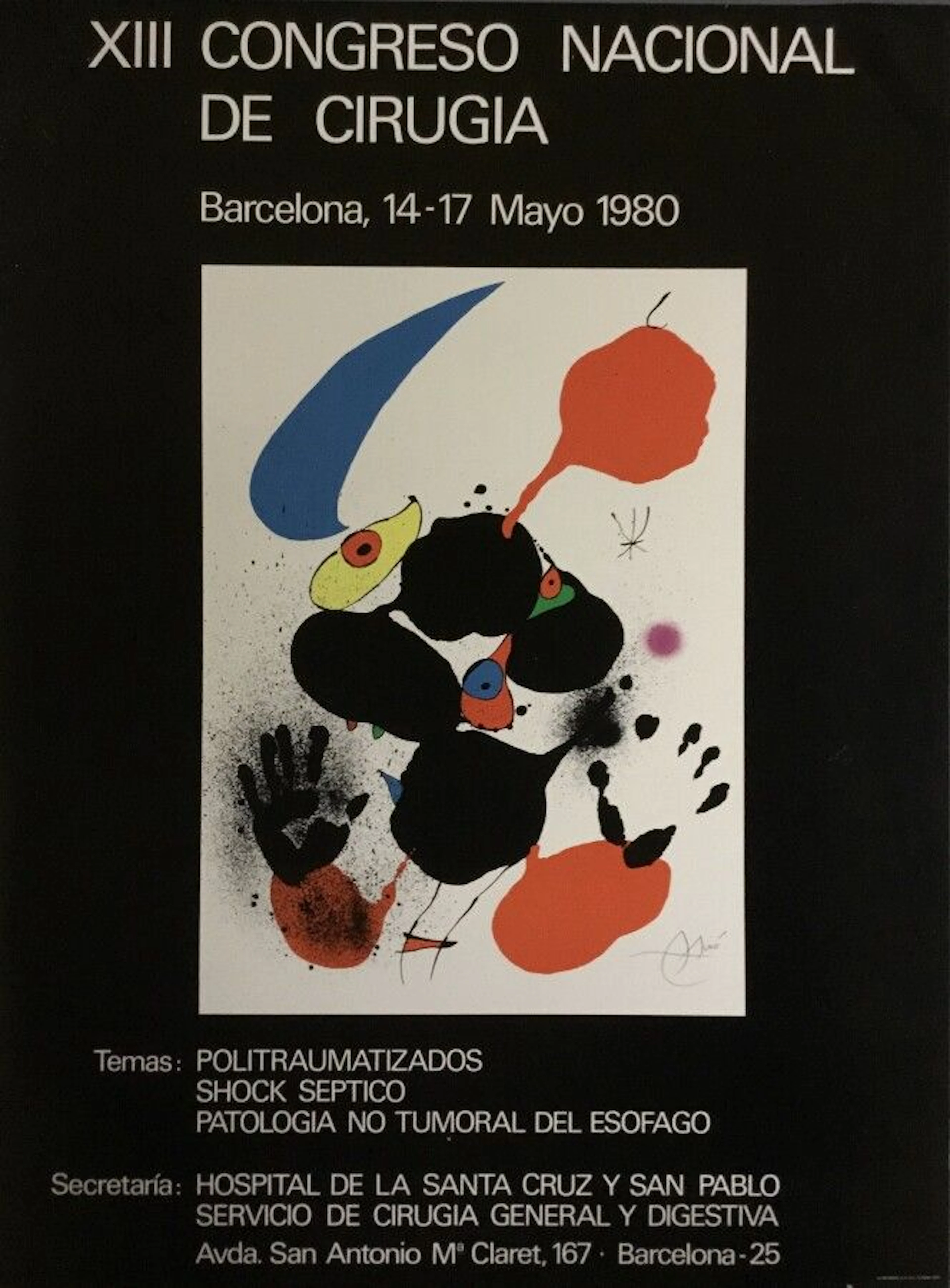 MIRO Joan Affiche en lithographie - Lot 320 - Eric Caudron