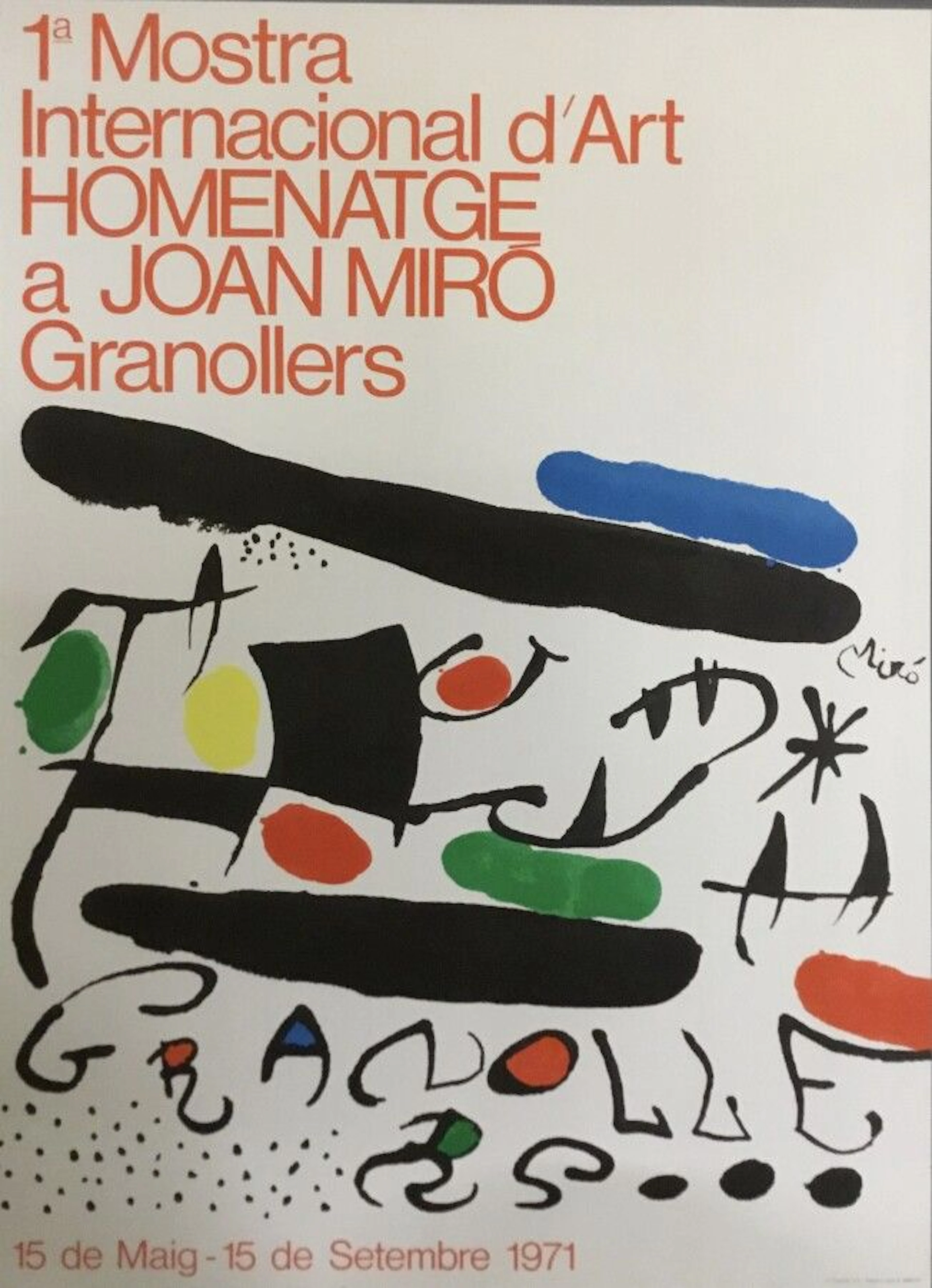 MIRO Joan Affiche en lithographie - Lot 325 - Eric Caudron