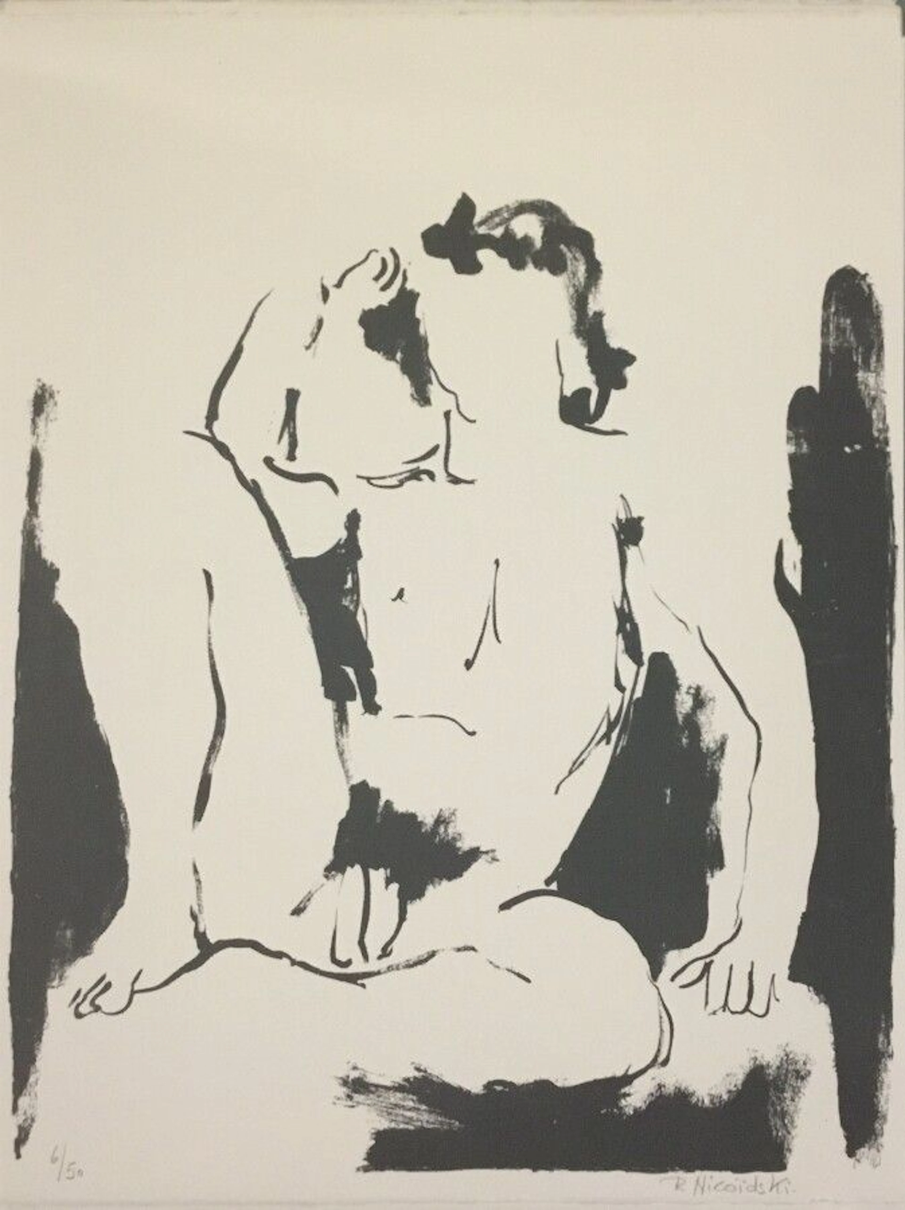 NICOIDSKI Robert Lithographie signée en bas... - Lot 390 - Eric Caudron