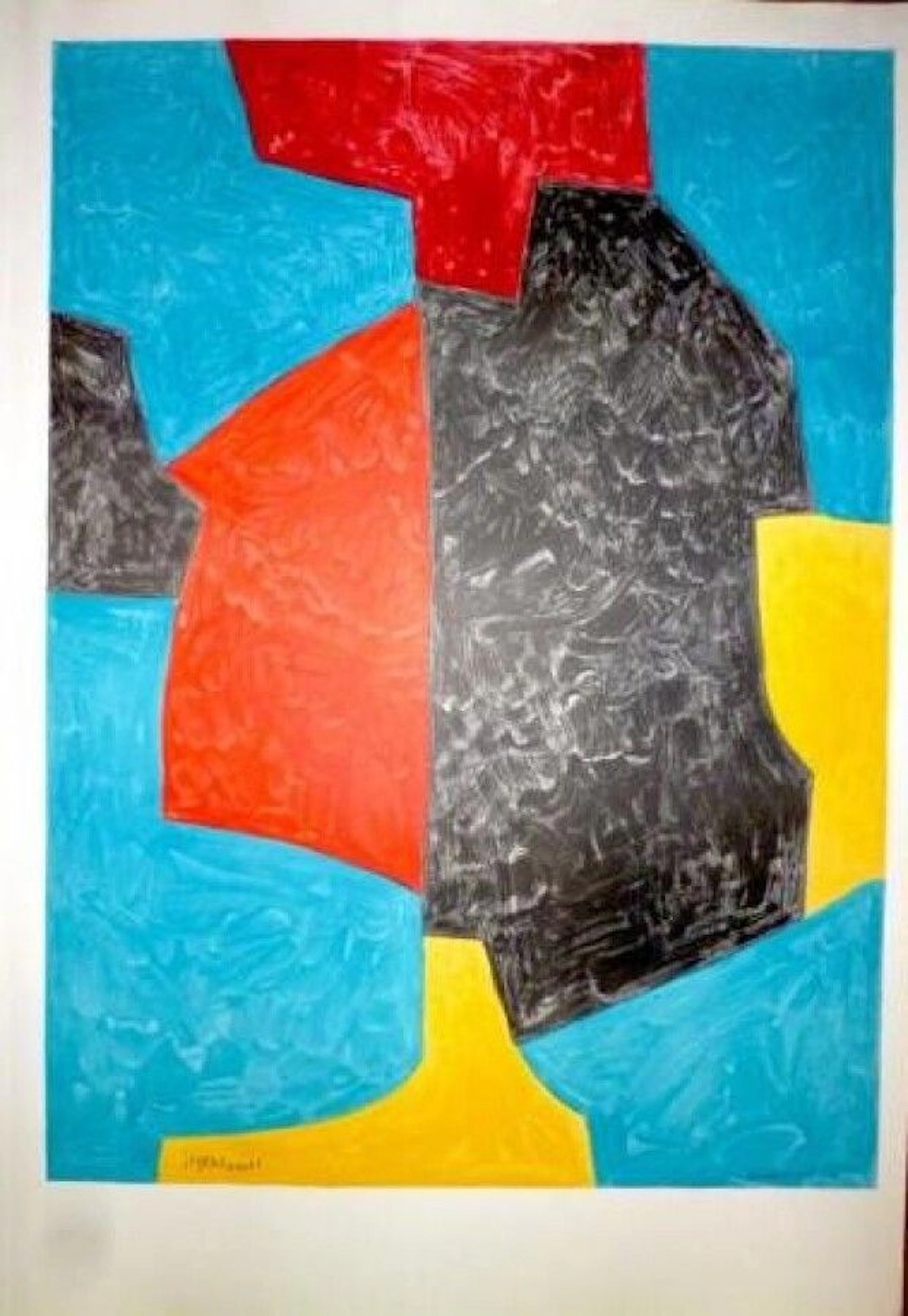 POLIAKOFF Serge Lithographie, signature imprimée... - Lot 415 - Eric Caudron