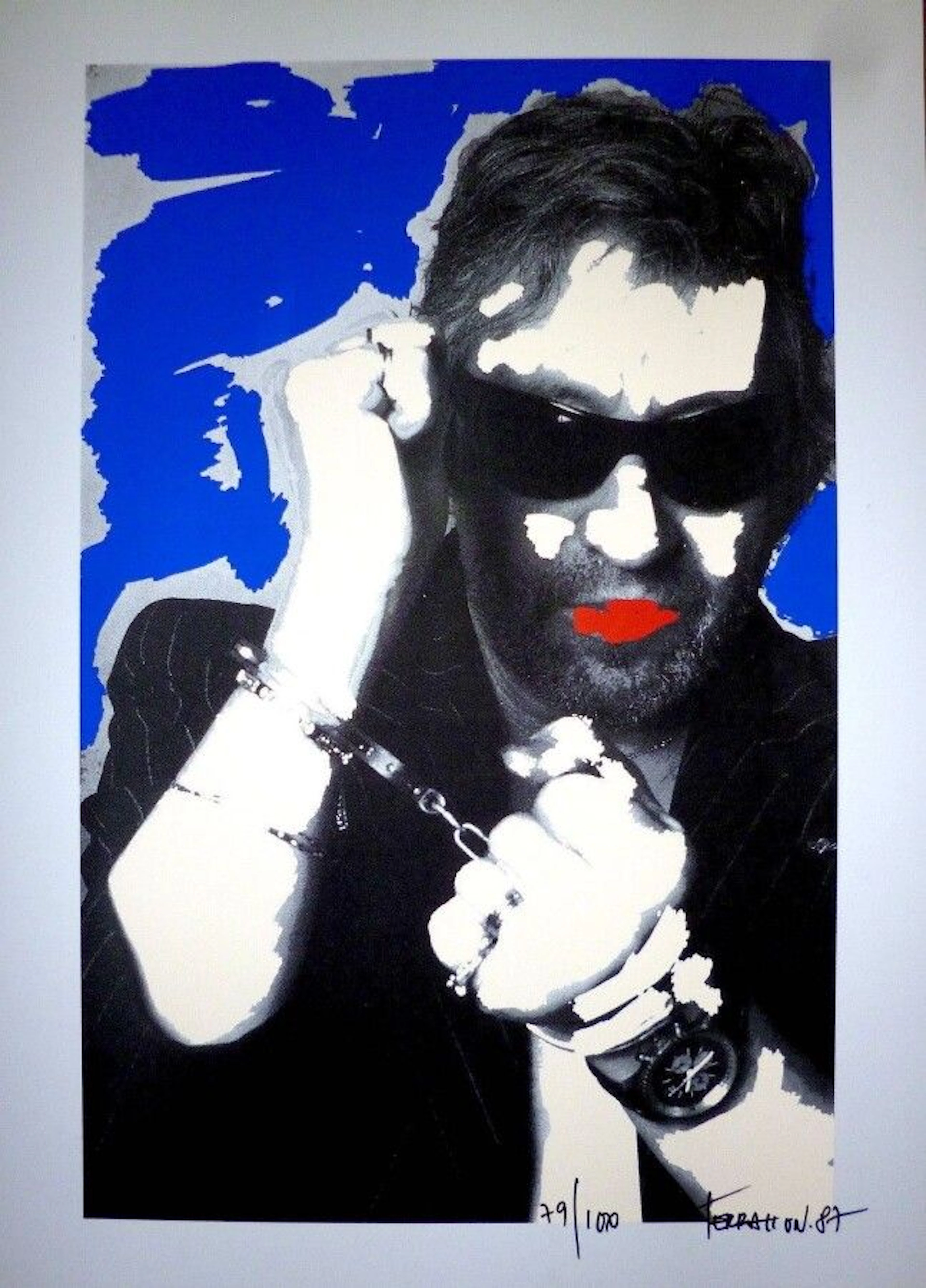TERRASSON Pierre « Serge Gainsbourg » sérigraphie... - Lot 490 - Eric Caudron