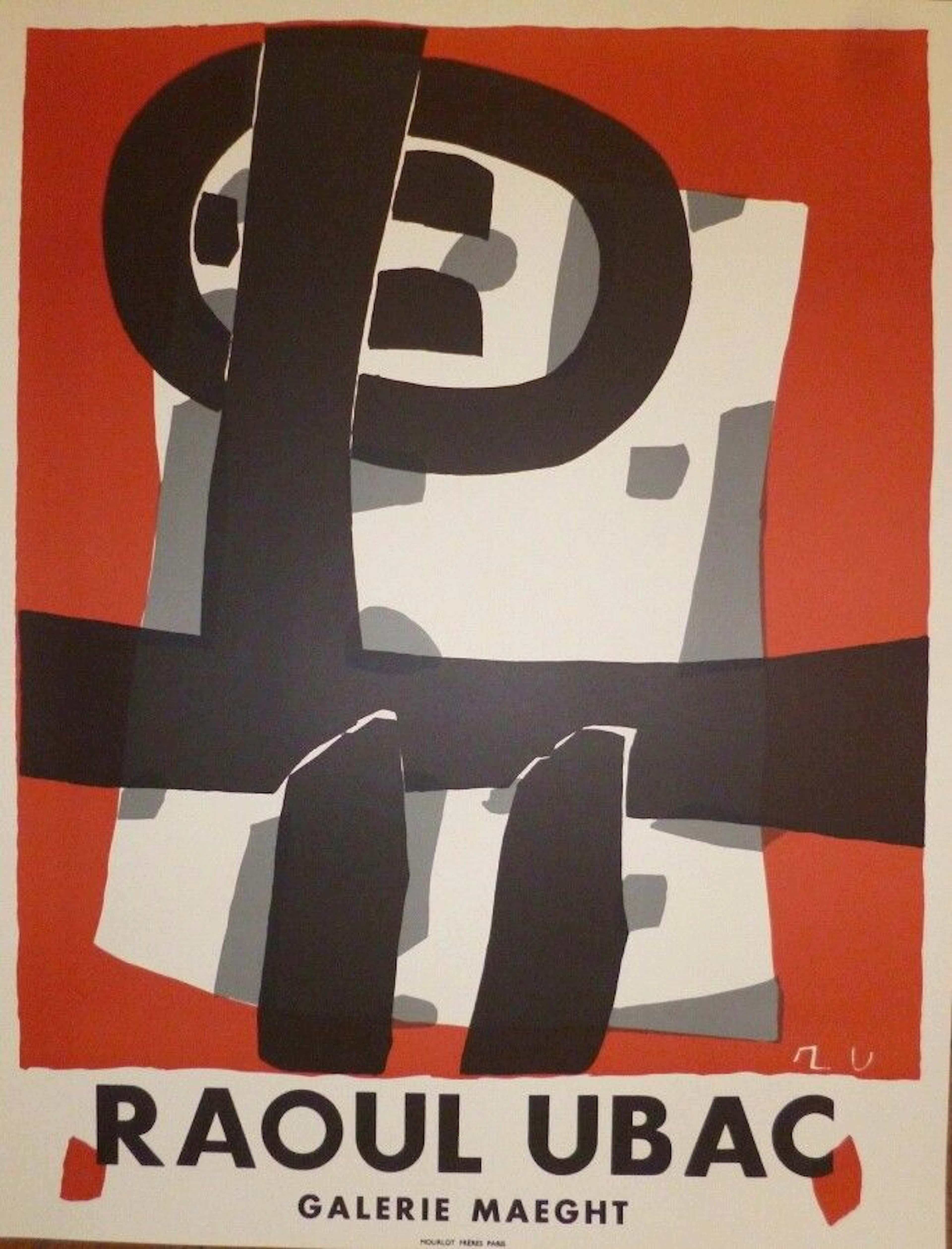 UBAC Raoul Affiche en lithographie Réalisée... - Lot 495 - Eric Caudron