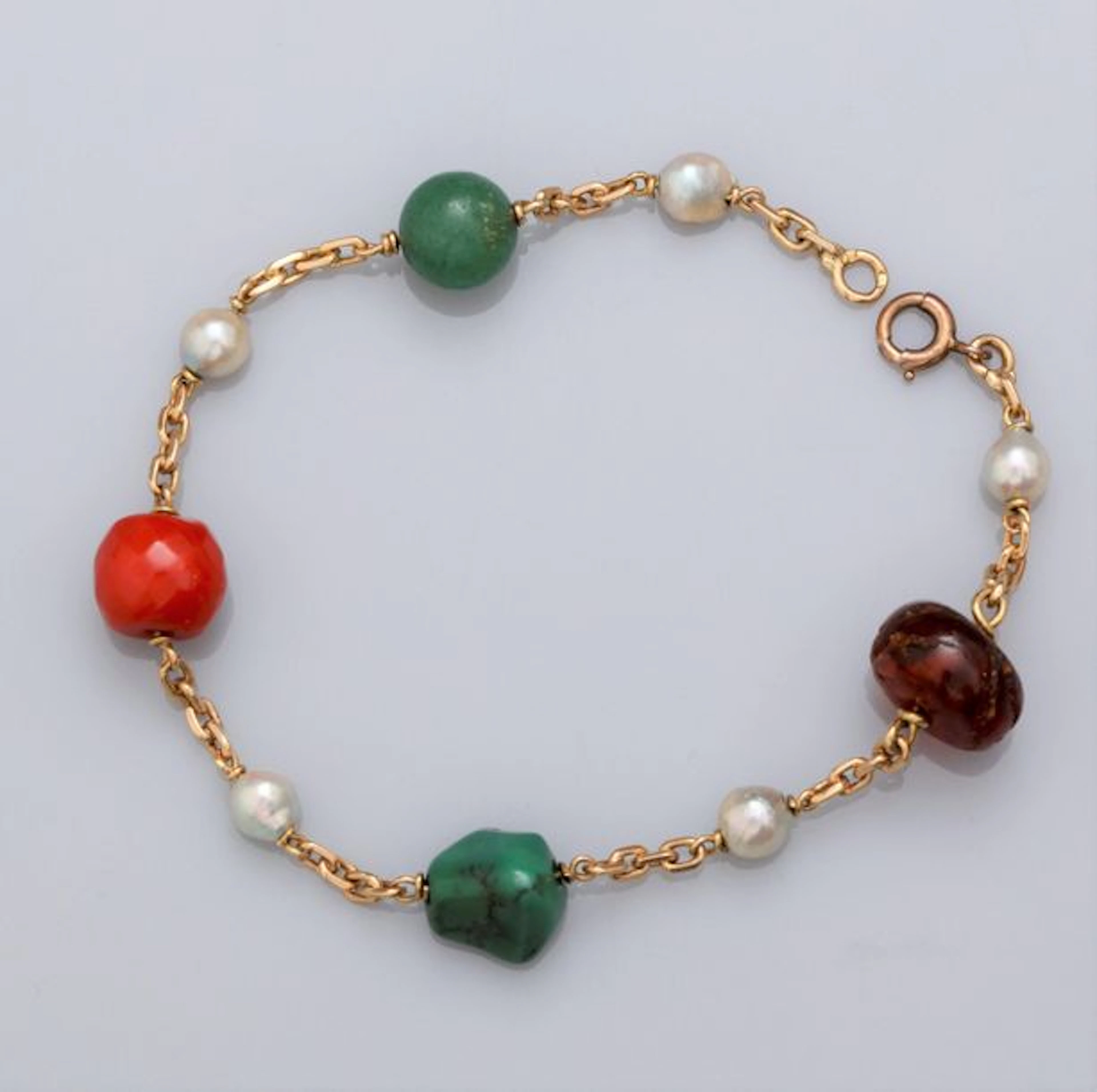 Bracelet en or jaune 750°/00 (18K), maille…