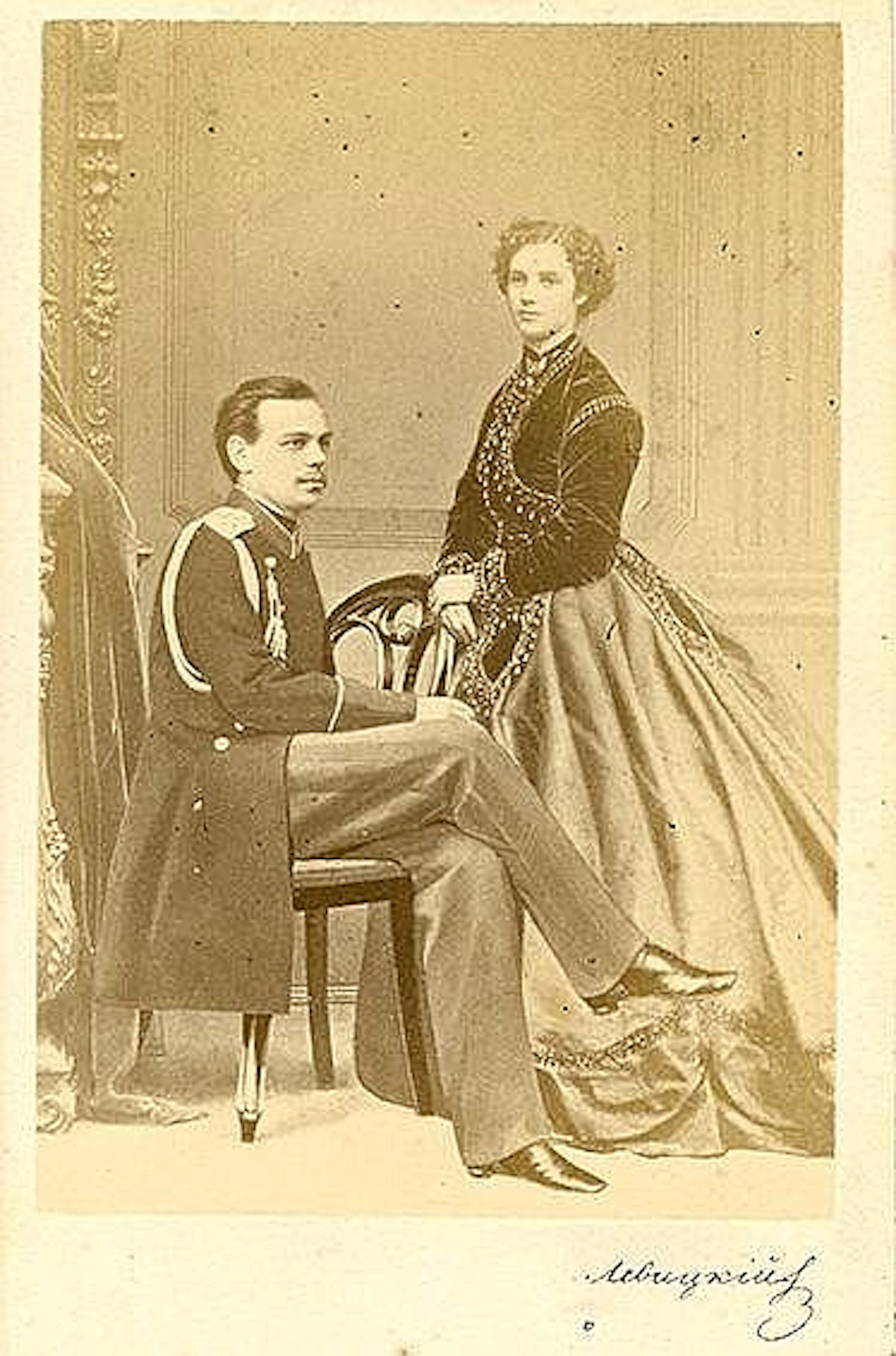 LEVITZKY Alexandre III et son épouse