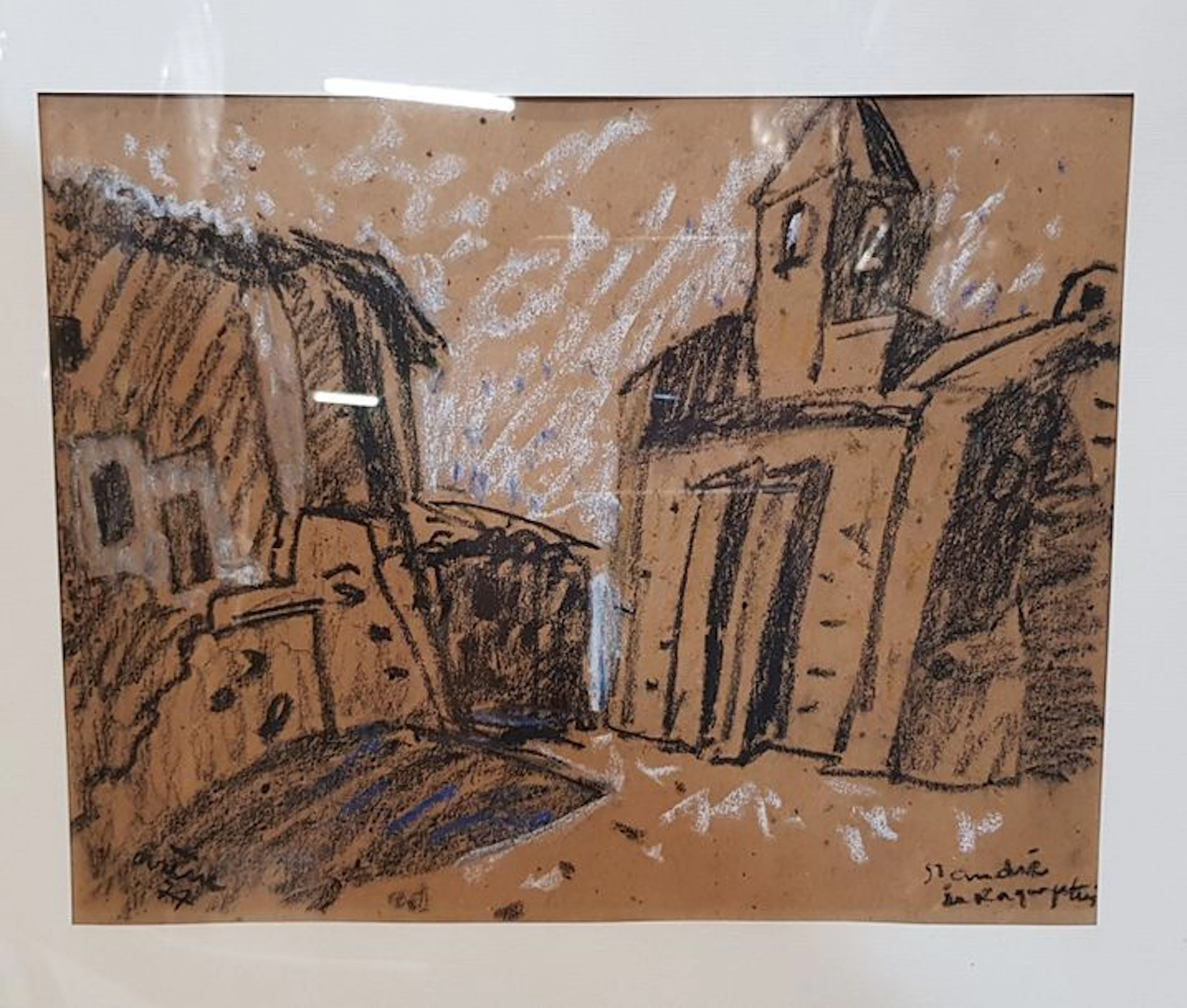 "JEAN ARENE (1929-), « Vue de village, Saint-André…