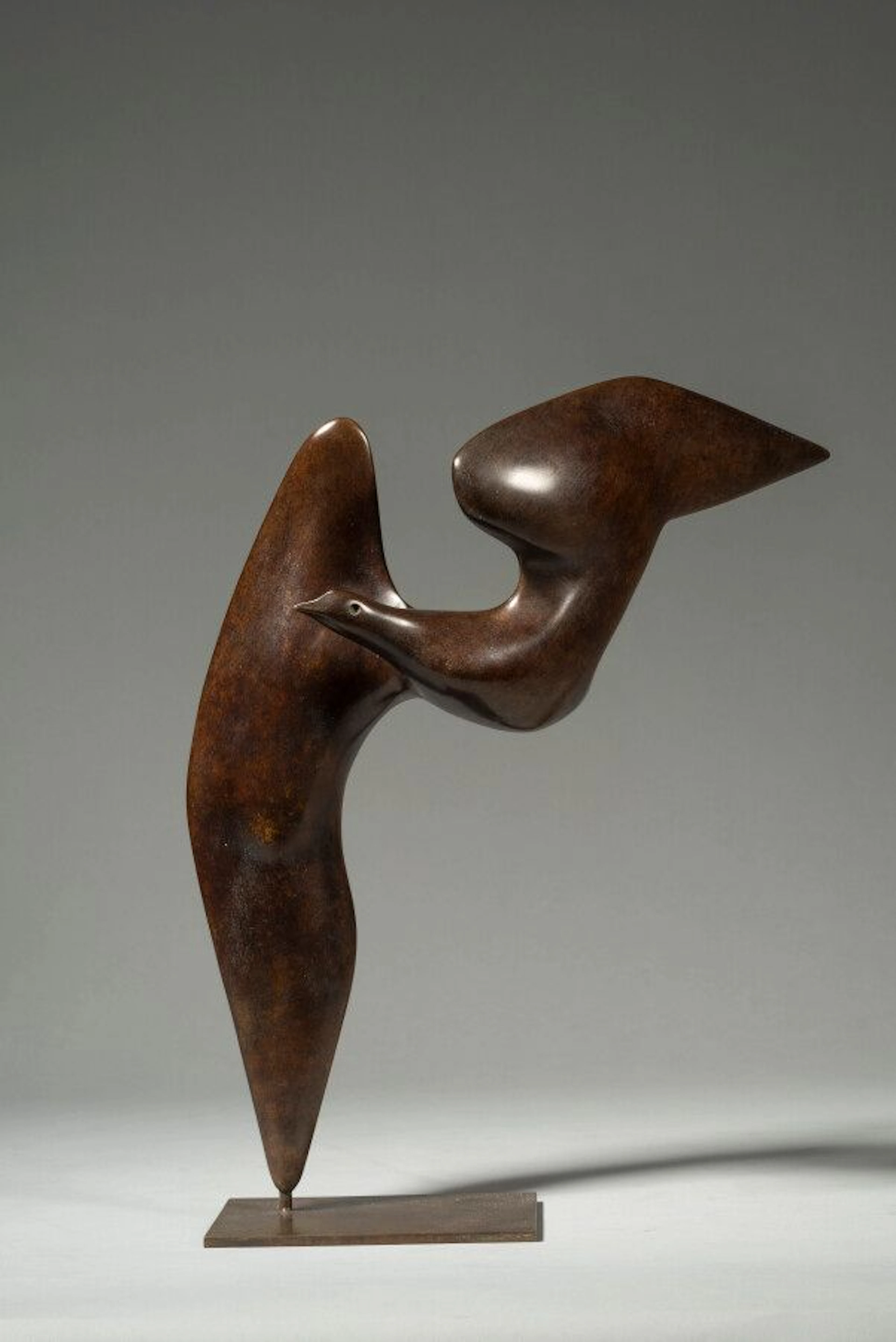 LHOSTE L'aile tombante Bronze à patine... - Lot 45 - Eve