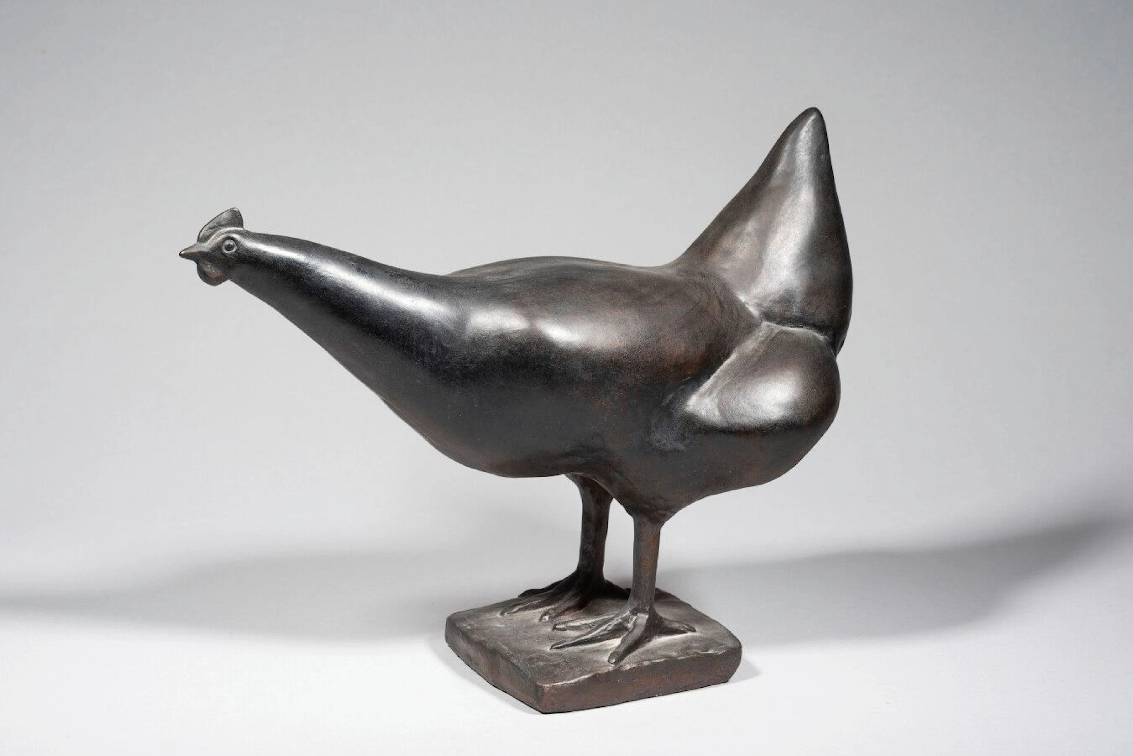 LHOSTE Petite poule, n°1 Bronze à patine... - Lot 132 - Eve