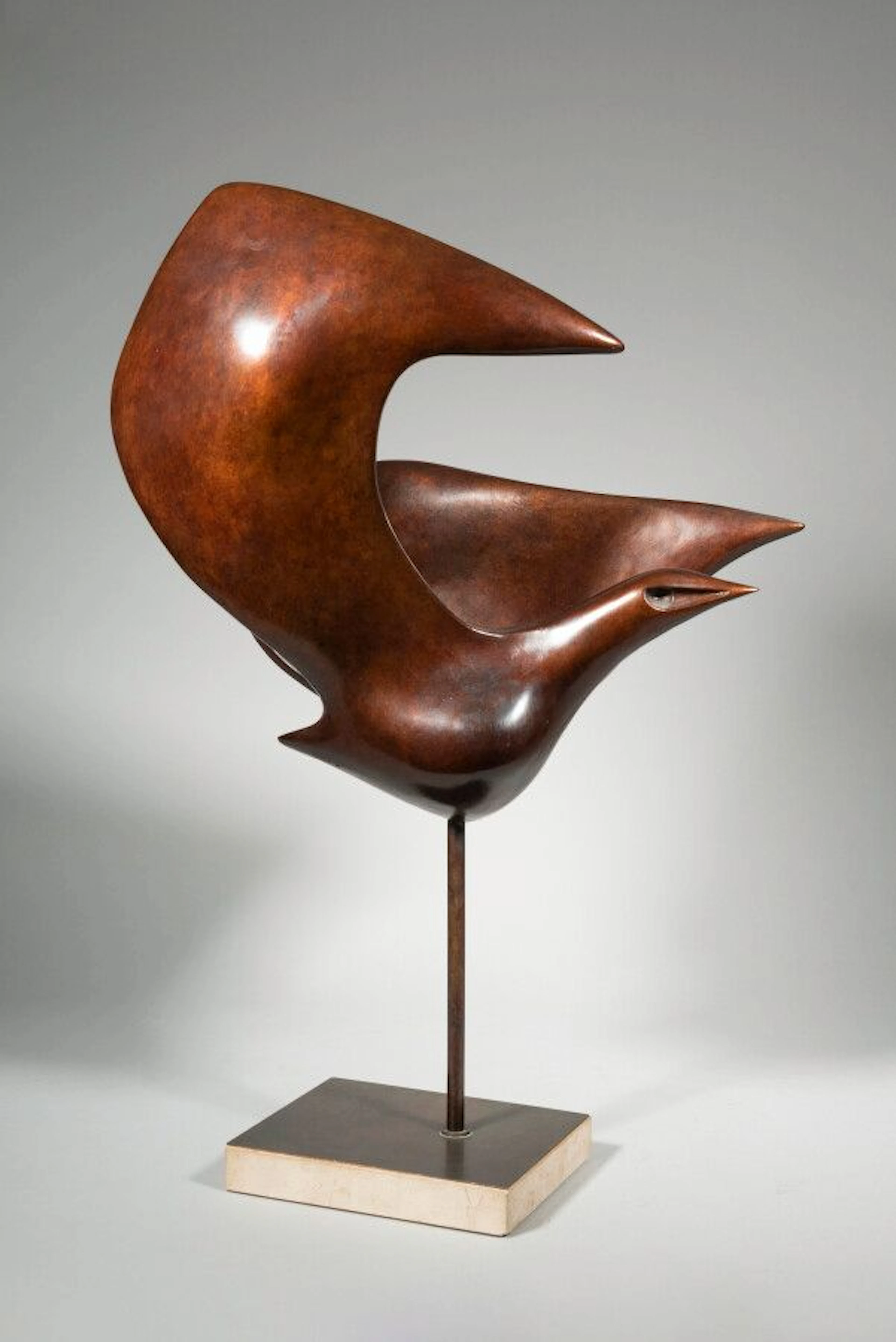 LHOSTE Grande envolée, 1972 Bronze, numéroté... - Lot 139 - Eve
