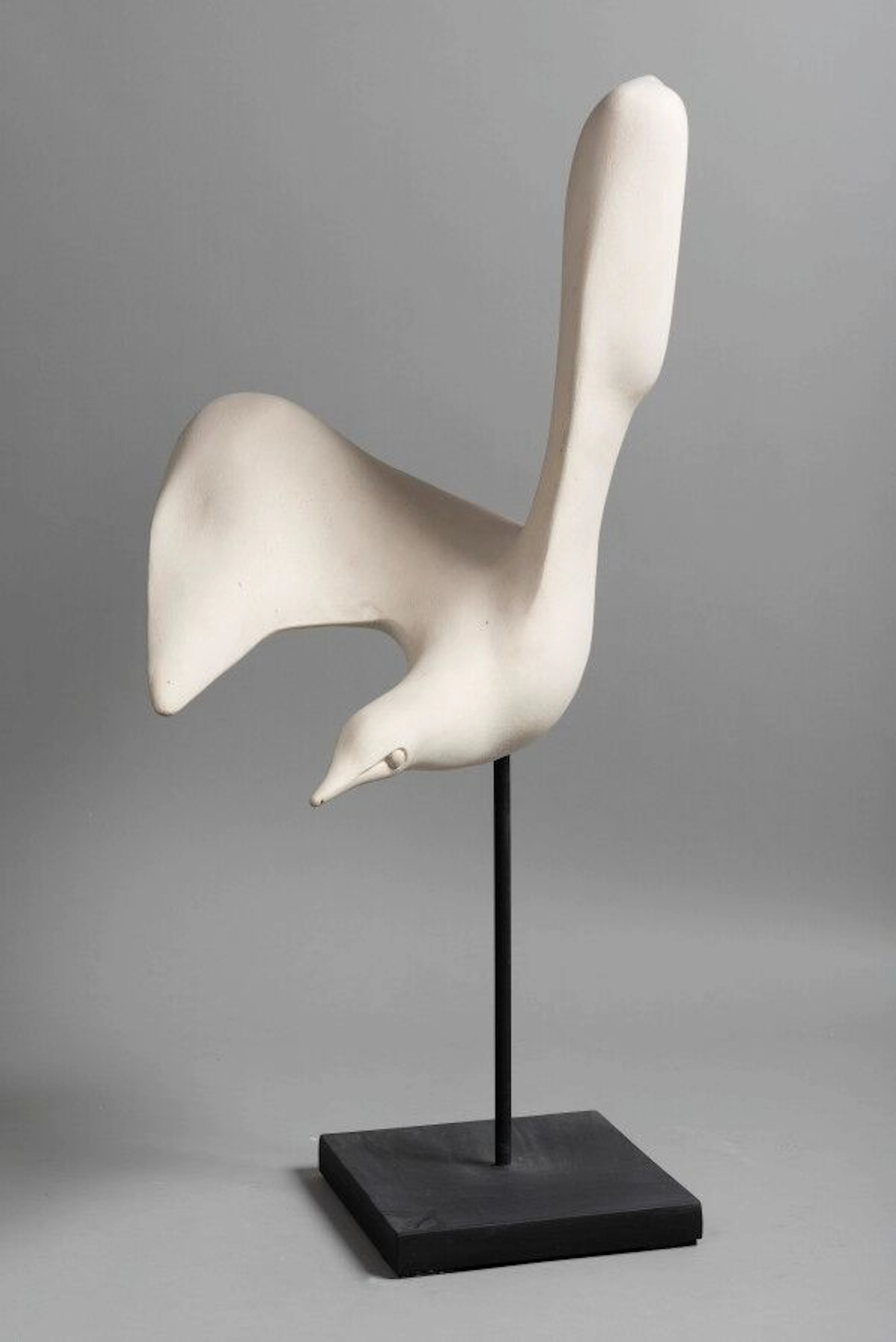 LHOSTE L'oiseau en vol Plâtre Haut : 45... - Lot 158 - Eve