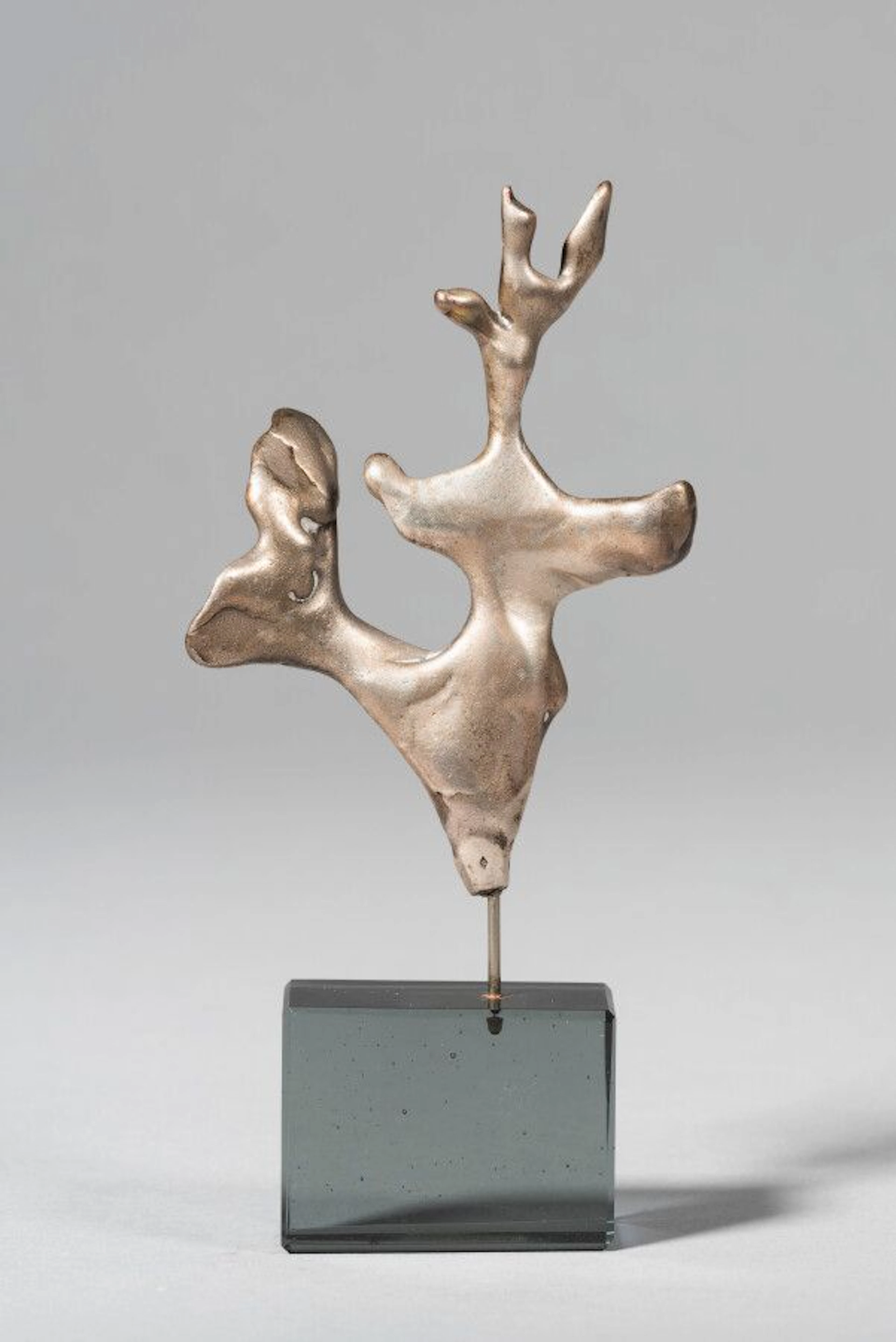 LHOSTE Fleur stylisée Sculpture en argent,... - Lot 235 - Eve