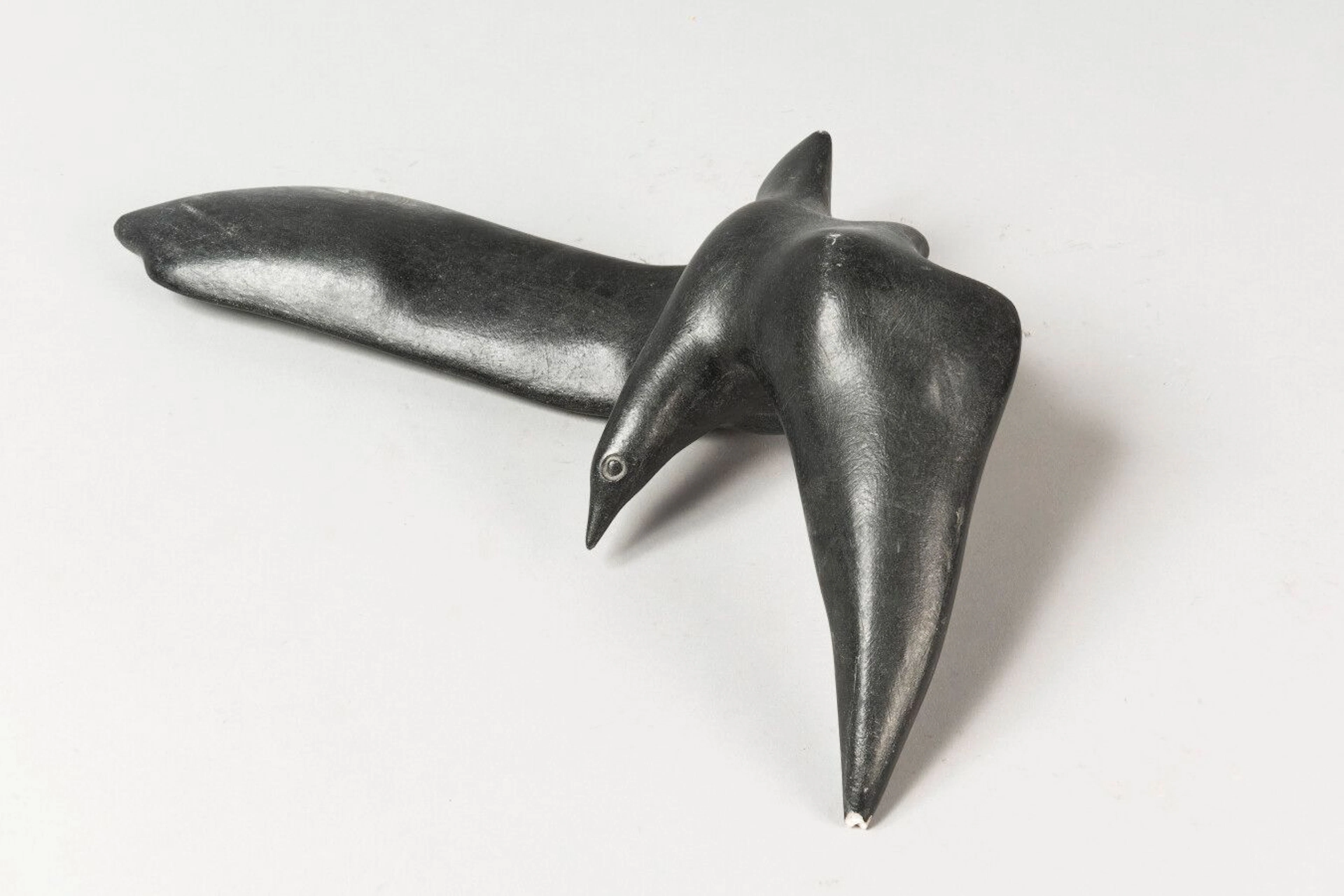 LHOSTE L'aile droite Plâtre patiné noir... - Lot 298 - Eve