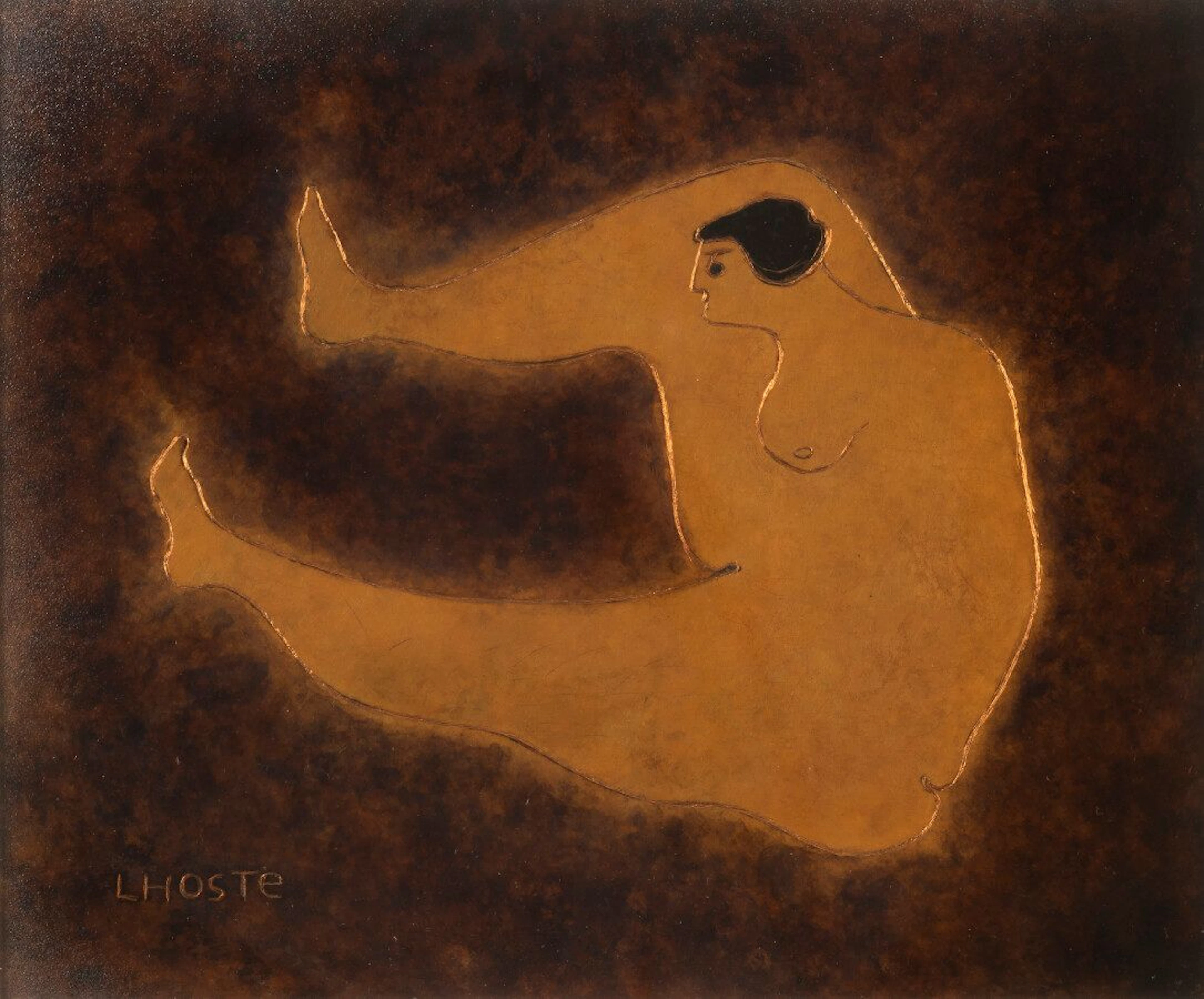 LHOSTE Nus (3), oiseau, singe Cinq techniques... - Lot 315 - Eve