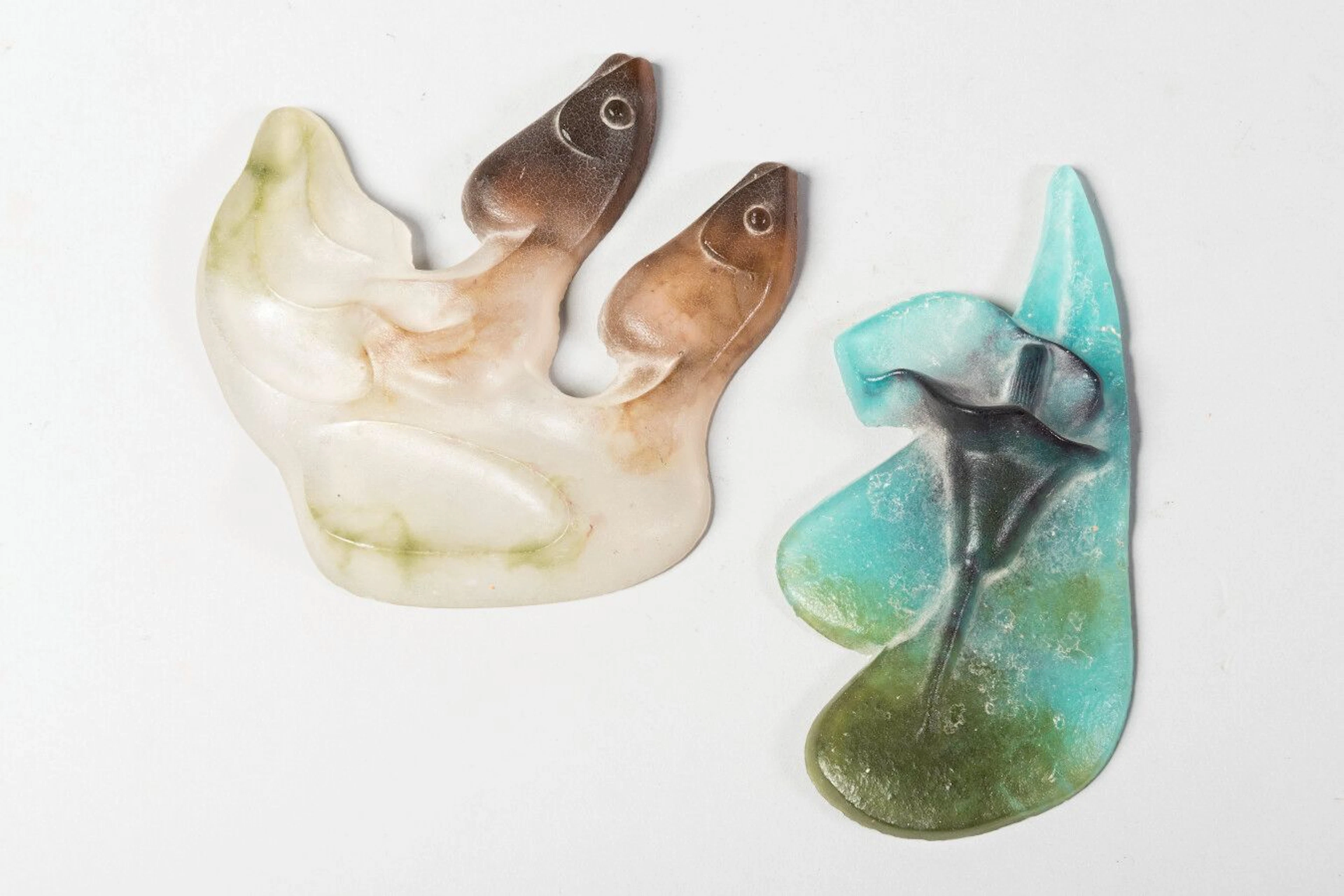 LHOSTE et DAUM Poisson exotique Arum Pâte... - Lot 379 - Eve