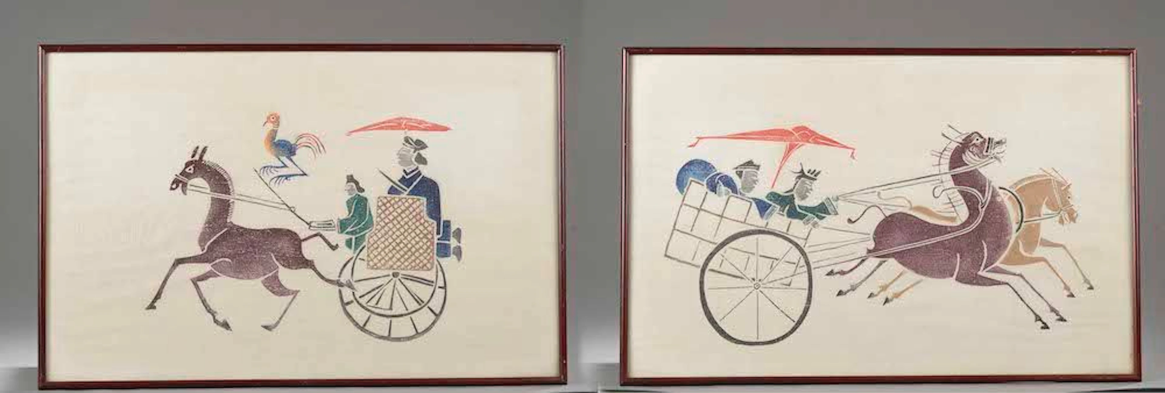 Ensemble d'œuvres picturales comprenant :... - Lot 11 - Le Floc'h
